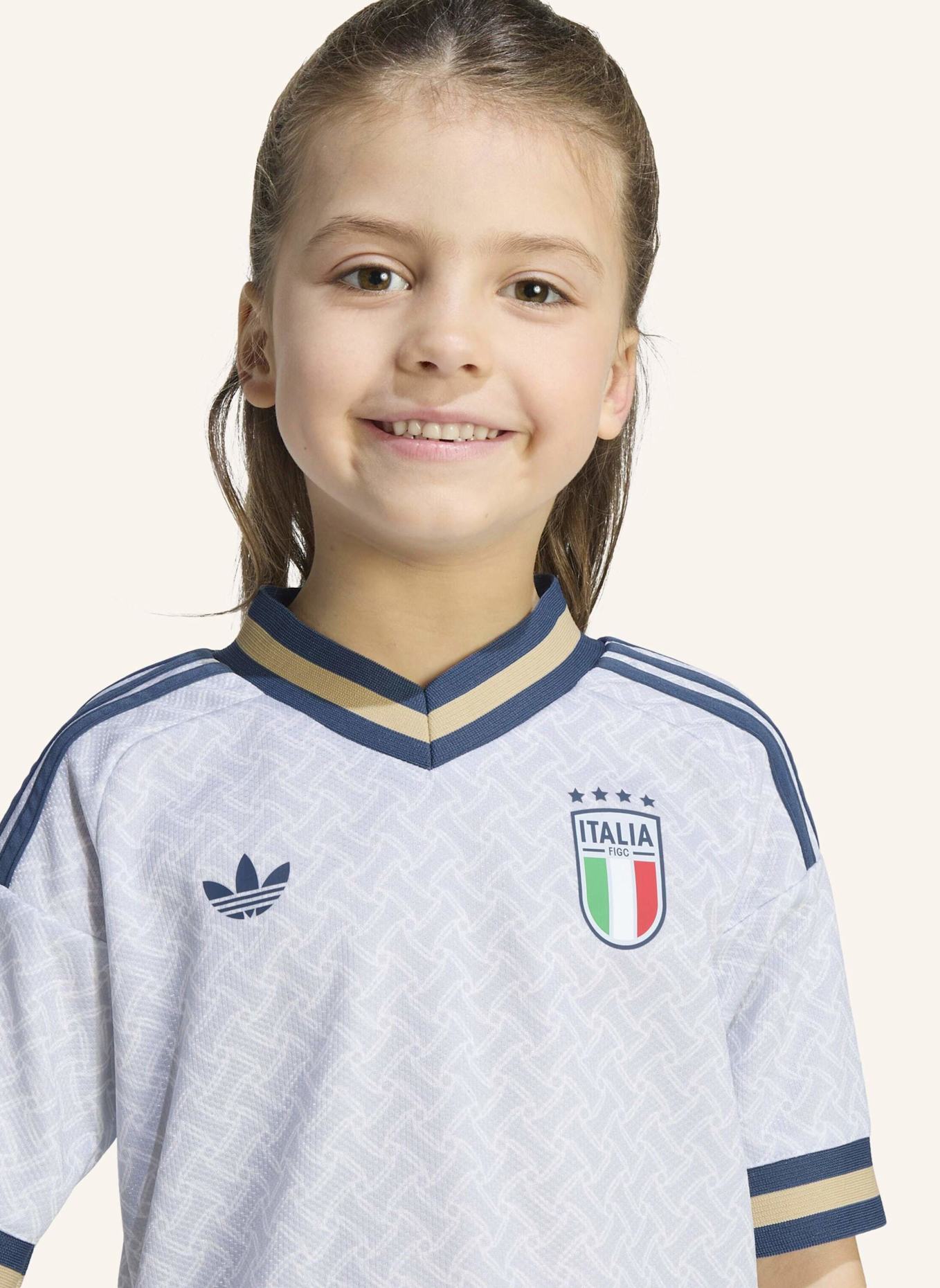 adidas ITALIEN 26 KIDS AUSWÄRTSAUSRÜSTUNG: BLAU