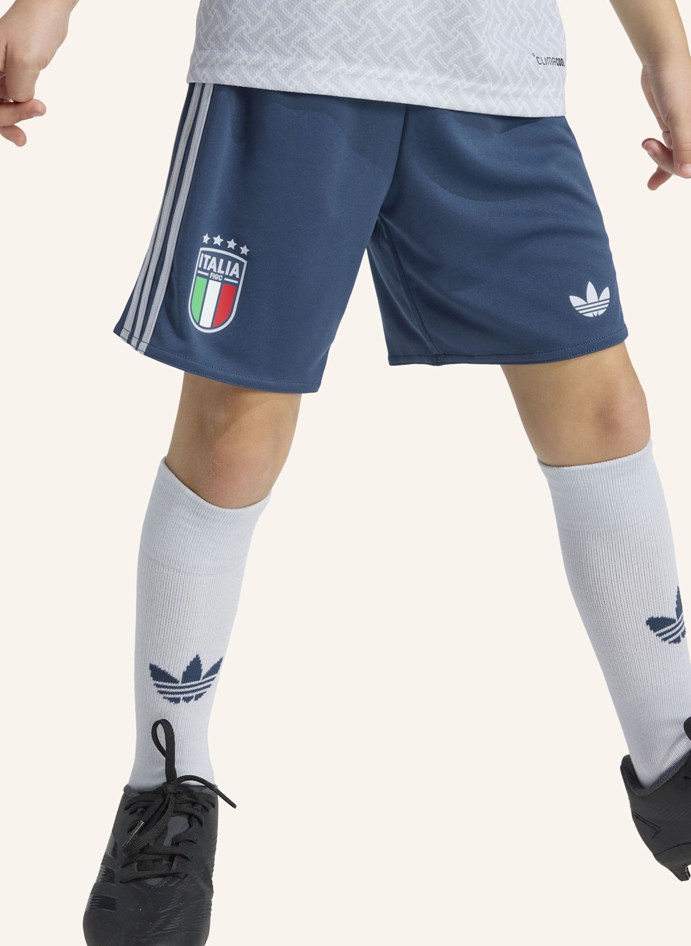 adidas ITALIEN 26 KIDS AUSWÄRTSAUSRÜSTUNG: BLAU