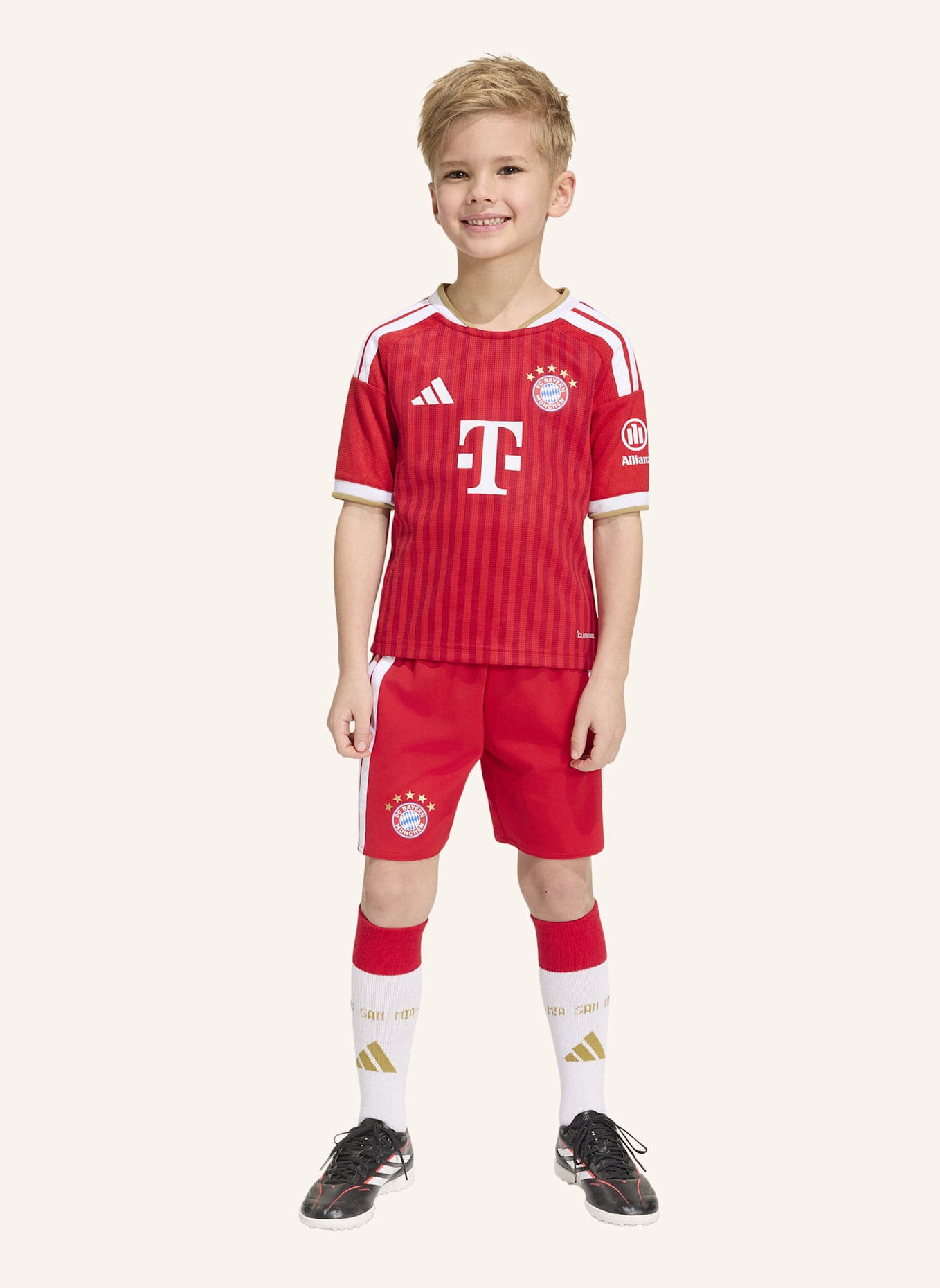 adidas FC BAYERN MÜNCHEN 26/27 KIDS HEIMAUSRÜSTUNG: ROT/ WEISS