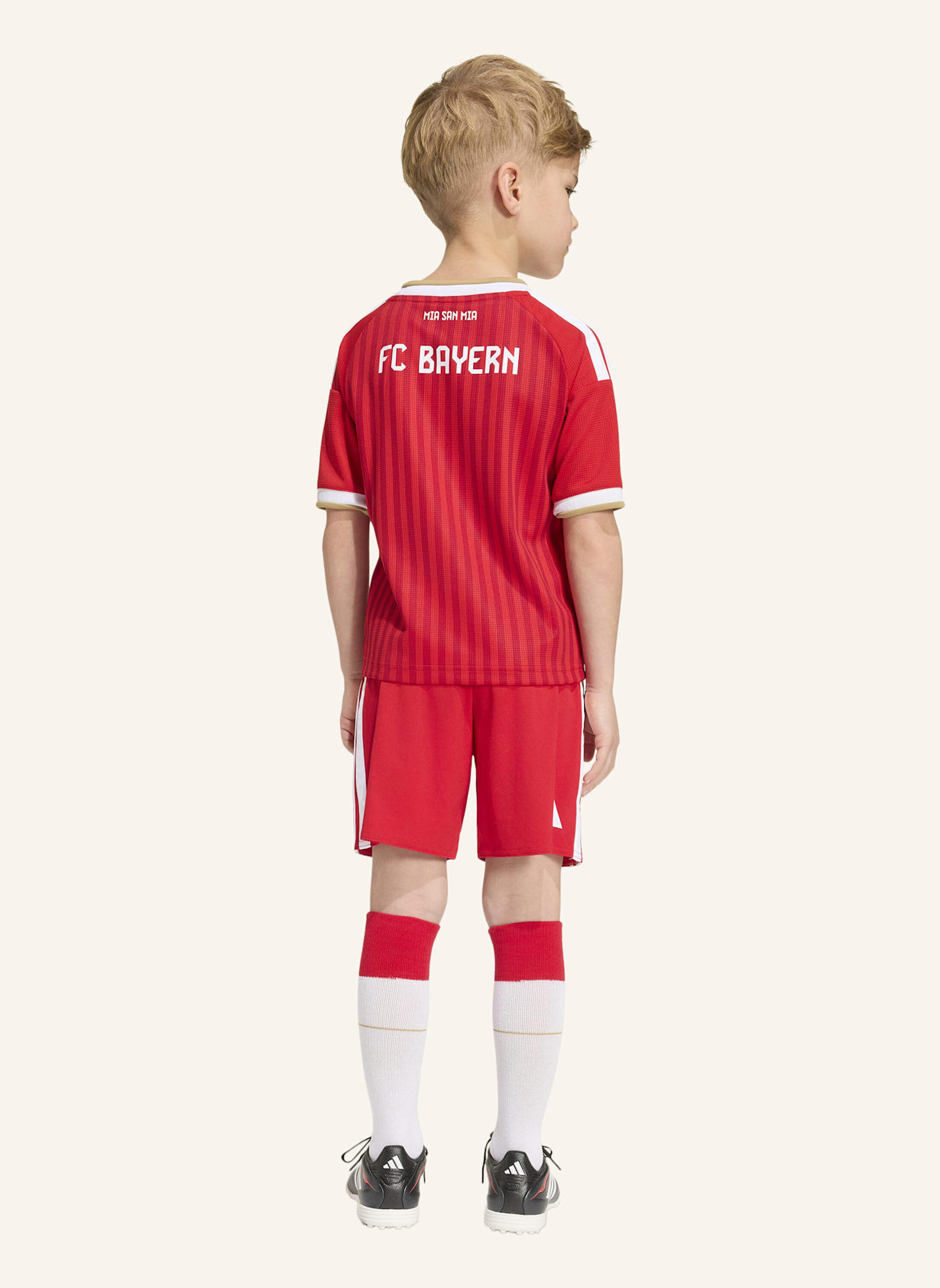 adidas FC BAYERN MÜNCHEN 26/27 KIDS HEIMAUSRÜSTUNG: ROT/ WEISS