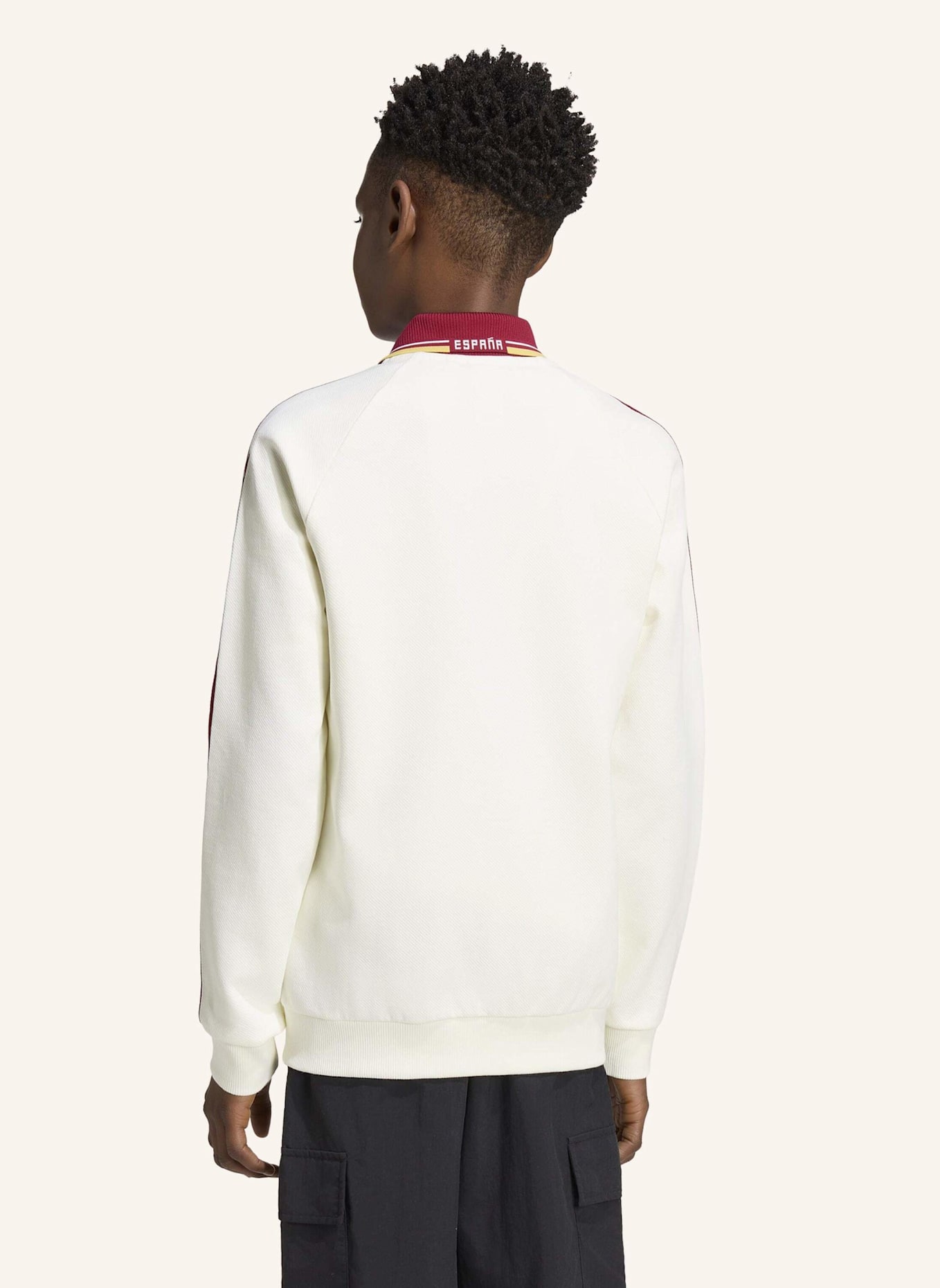 adidas SPANIEN ANTHEM KIDS AUSWÄRTSJACKE: WEISS