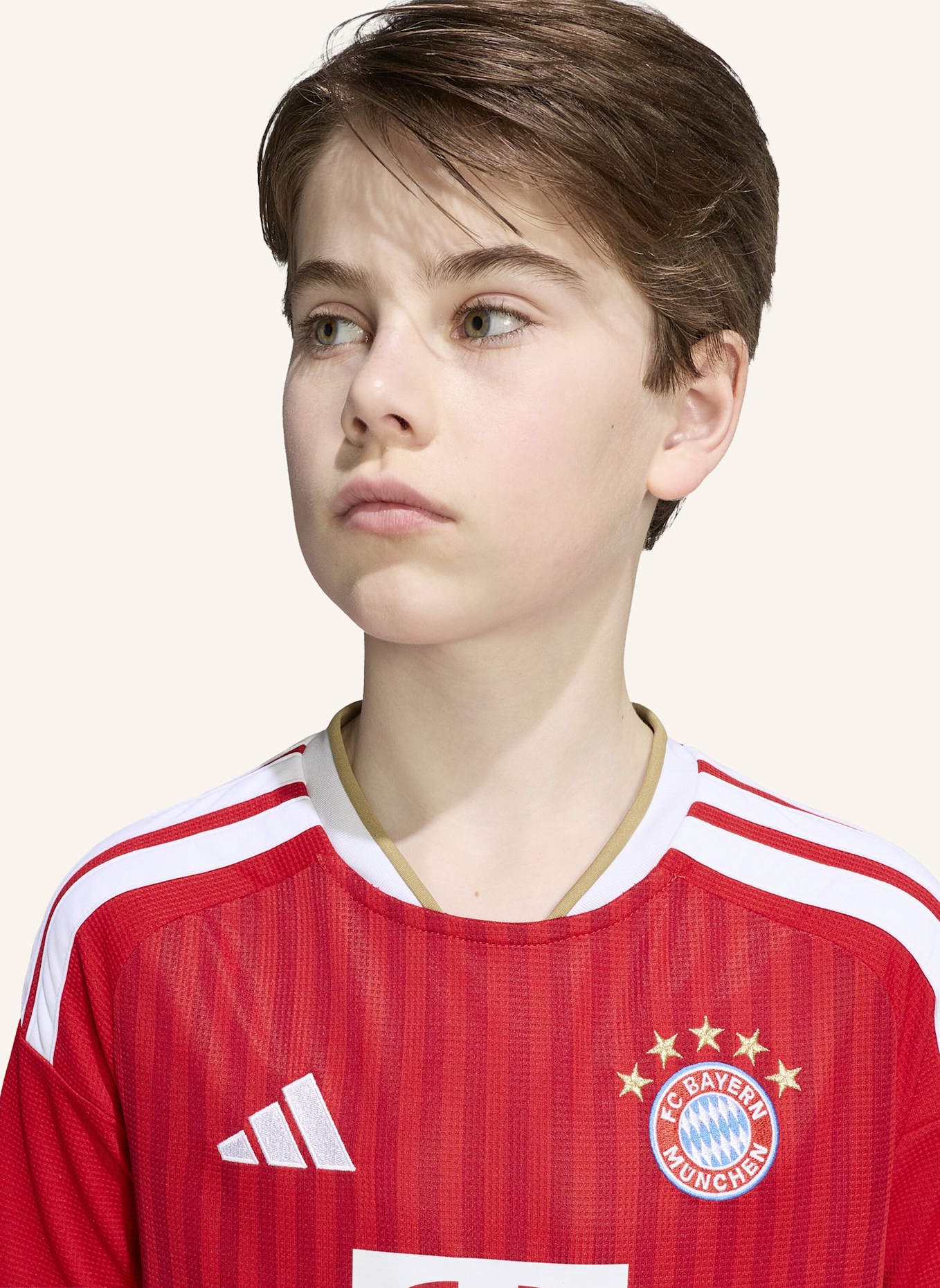 adidas FC BAYERN MÜNCHEN 26/27 KIDS HEIMTRIKOT: ROT/ WEISS