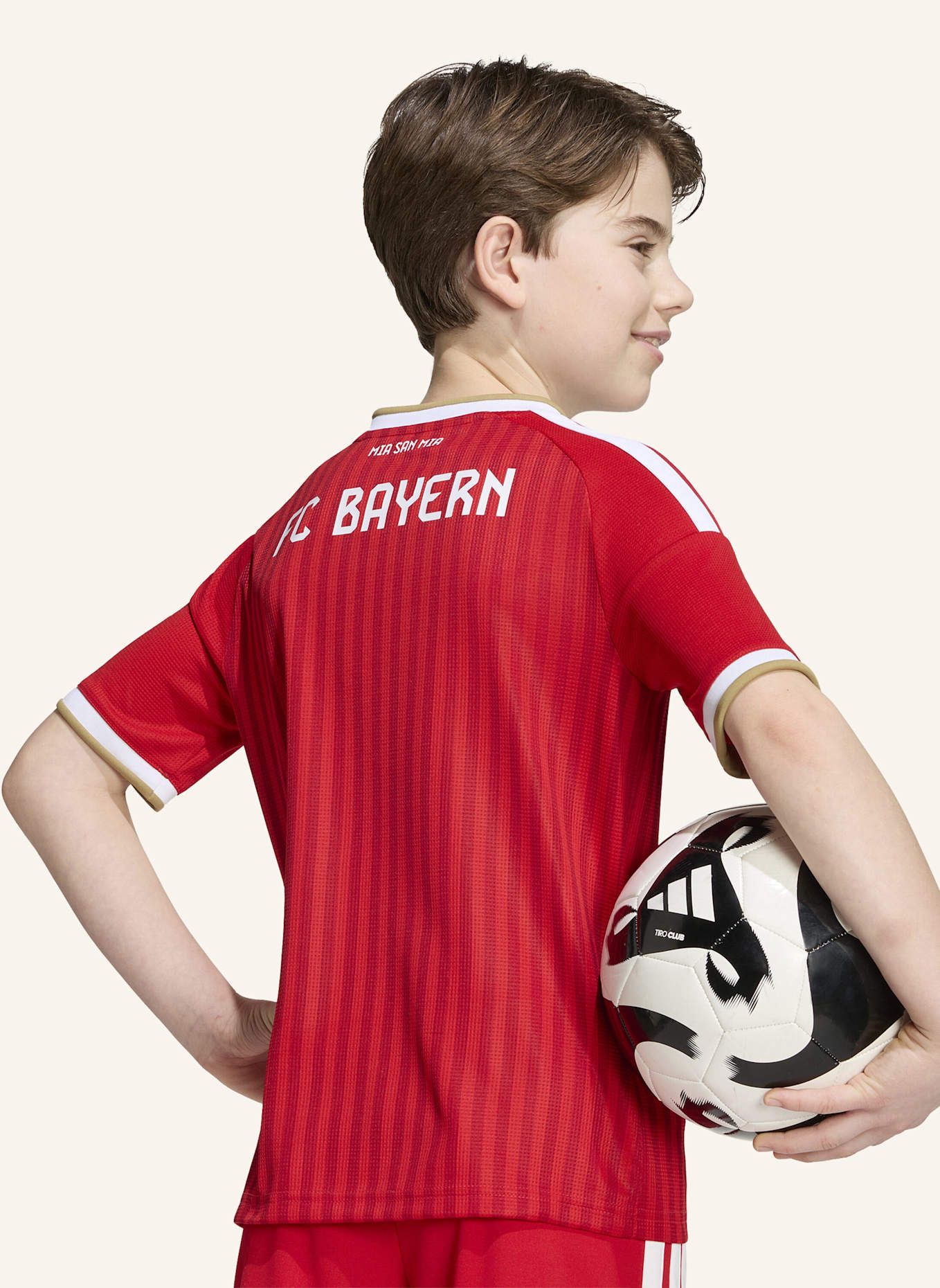 adidas FC BAYERN MÜNCHEN 26/27 KIDS HEIMTRIKOT: ROT/ WEISS