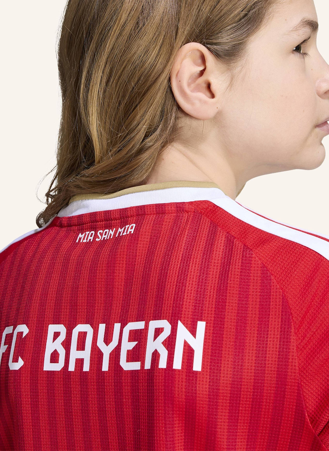 adidas FC BAYERN MÜNCHEN 26/27 KIDS HEIMTRIKOT, LANGÄRMELIG: ROT/ WEISS