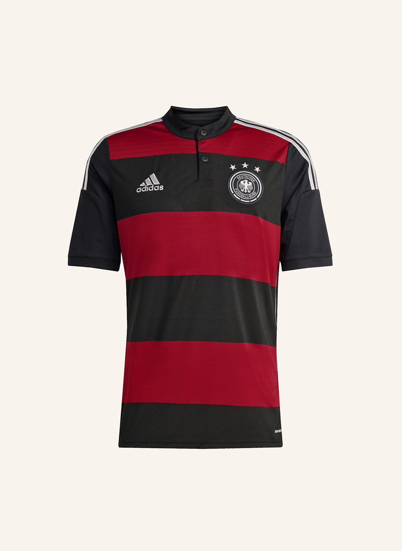adidas Auswärtstrikot DEUTSCHLAND 2014: SCHWARZ/ ROT