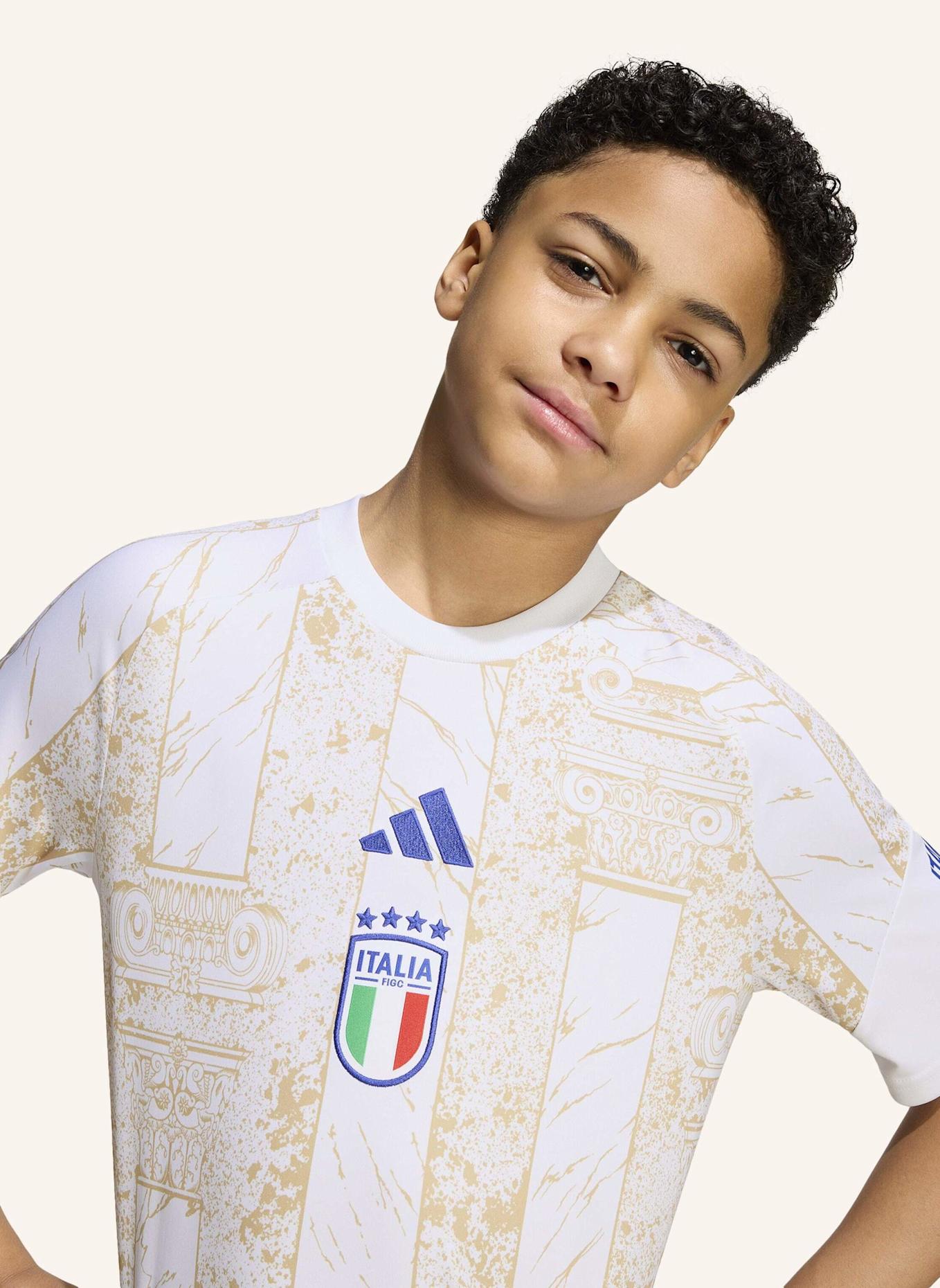 adidas ITALIEN 26 KIDS PRE-MATCH HEIMTRIKOT: WEISS/ BEIGE