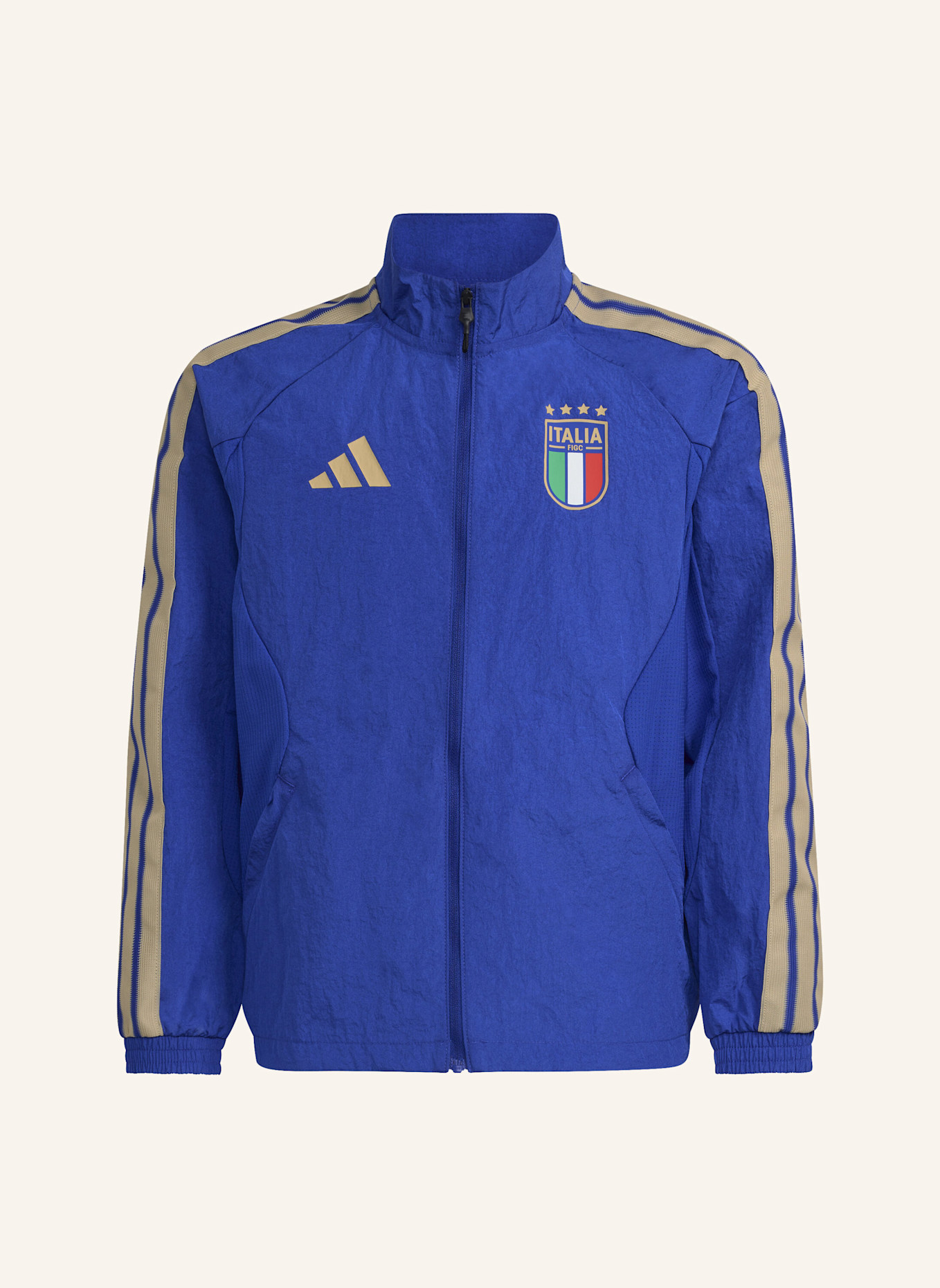 adidas ITALIEN KIDS ANTHEM HEIMJACKE: BLAU