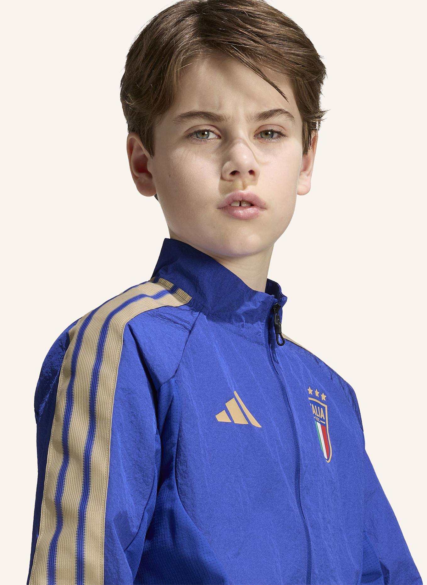 adidas ITALIEN KIDS ANTHEM HEIMJACKE: BLAU