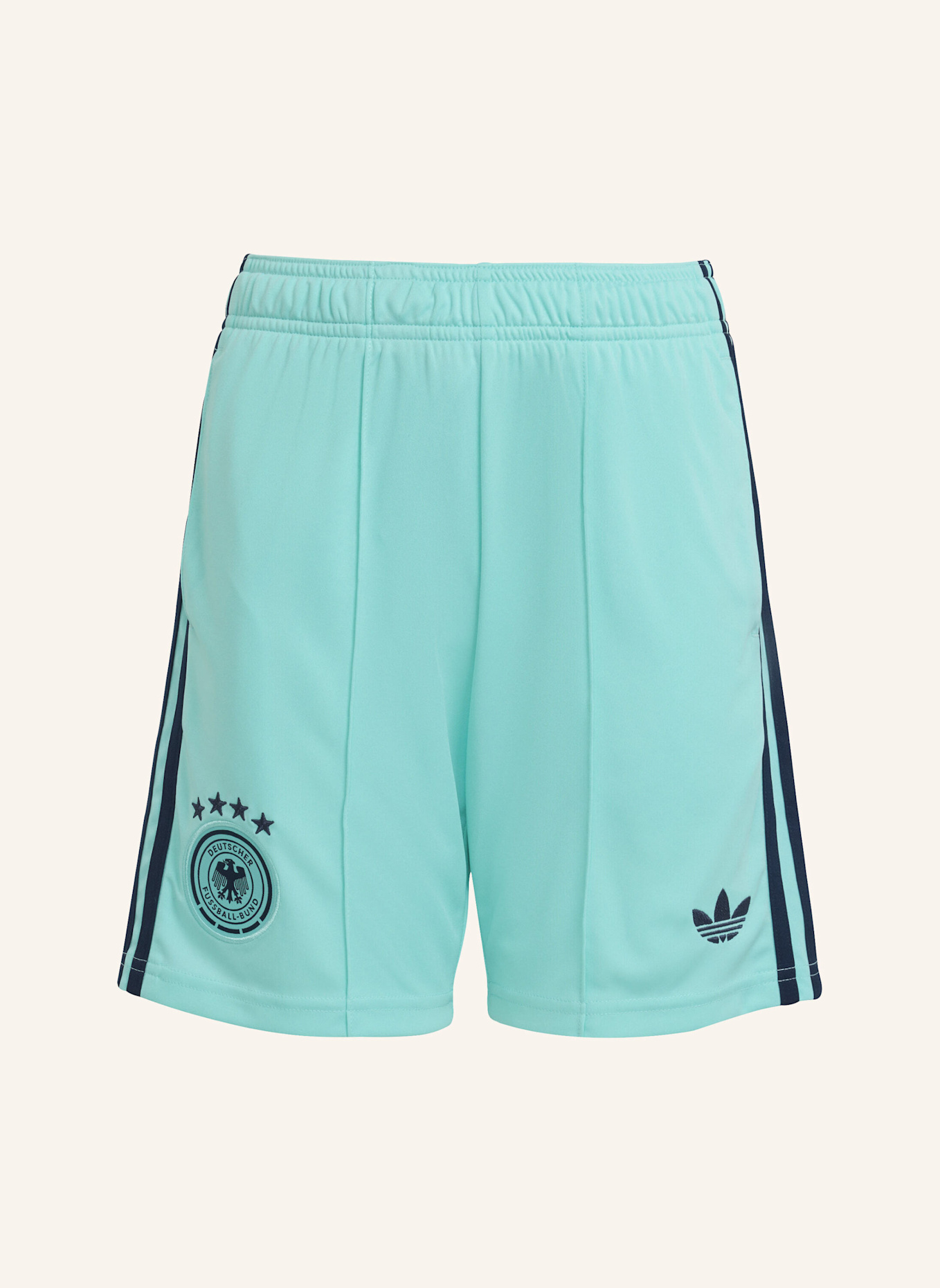 adidas DEUTSCHLAND 26 KIDS AUSWÄRTSSHORTS: GRÜN