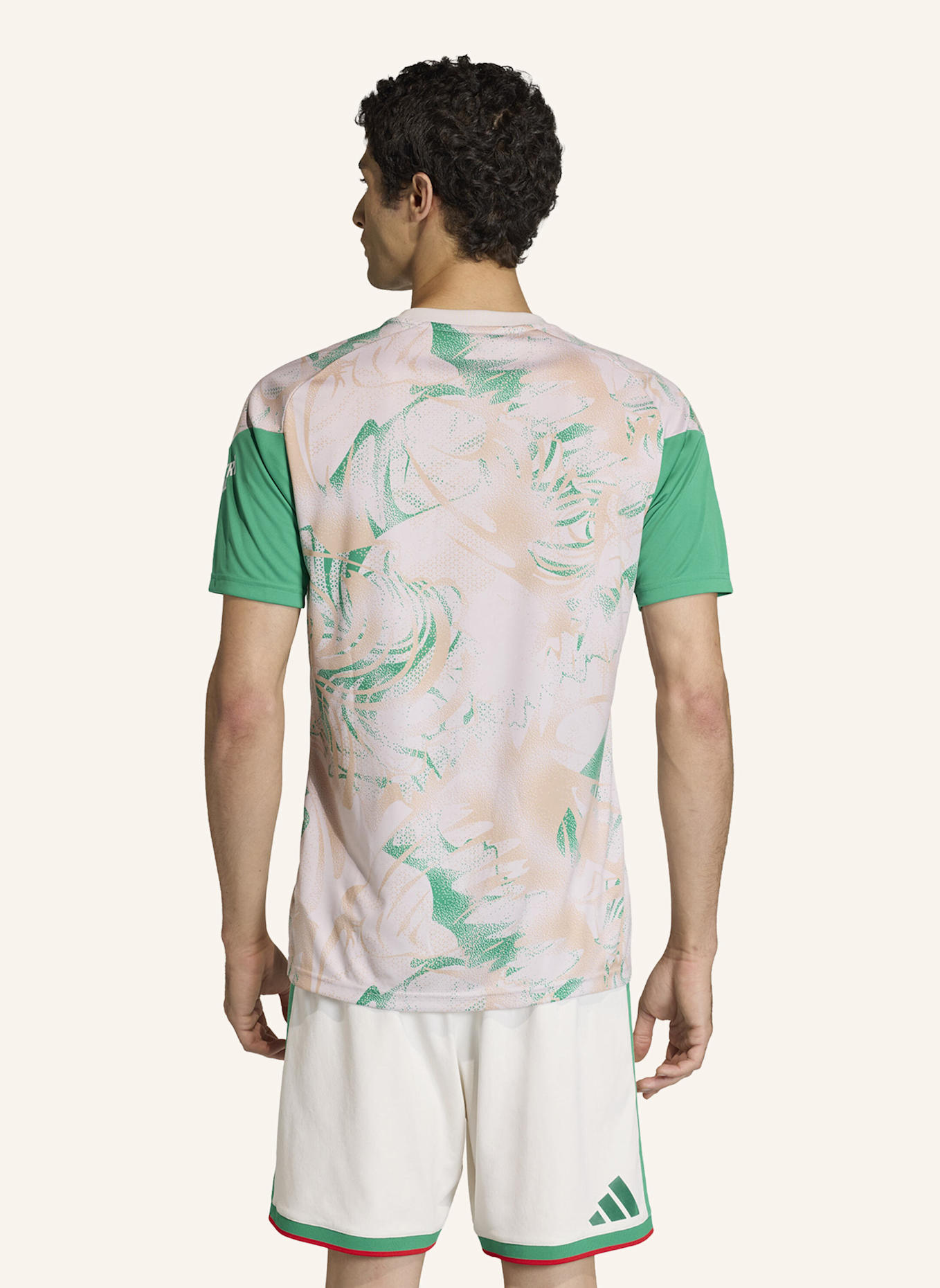 adidas ALGERIEN 26 PRE-MATCH AUSWÄRTSTRIKOT: BEIGE