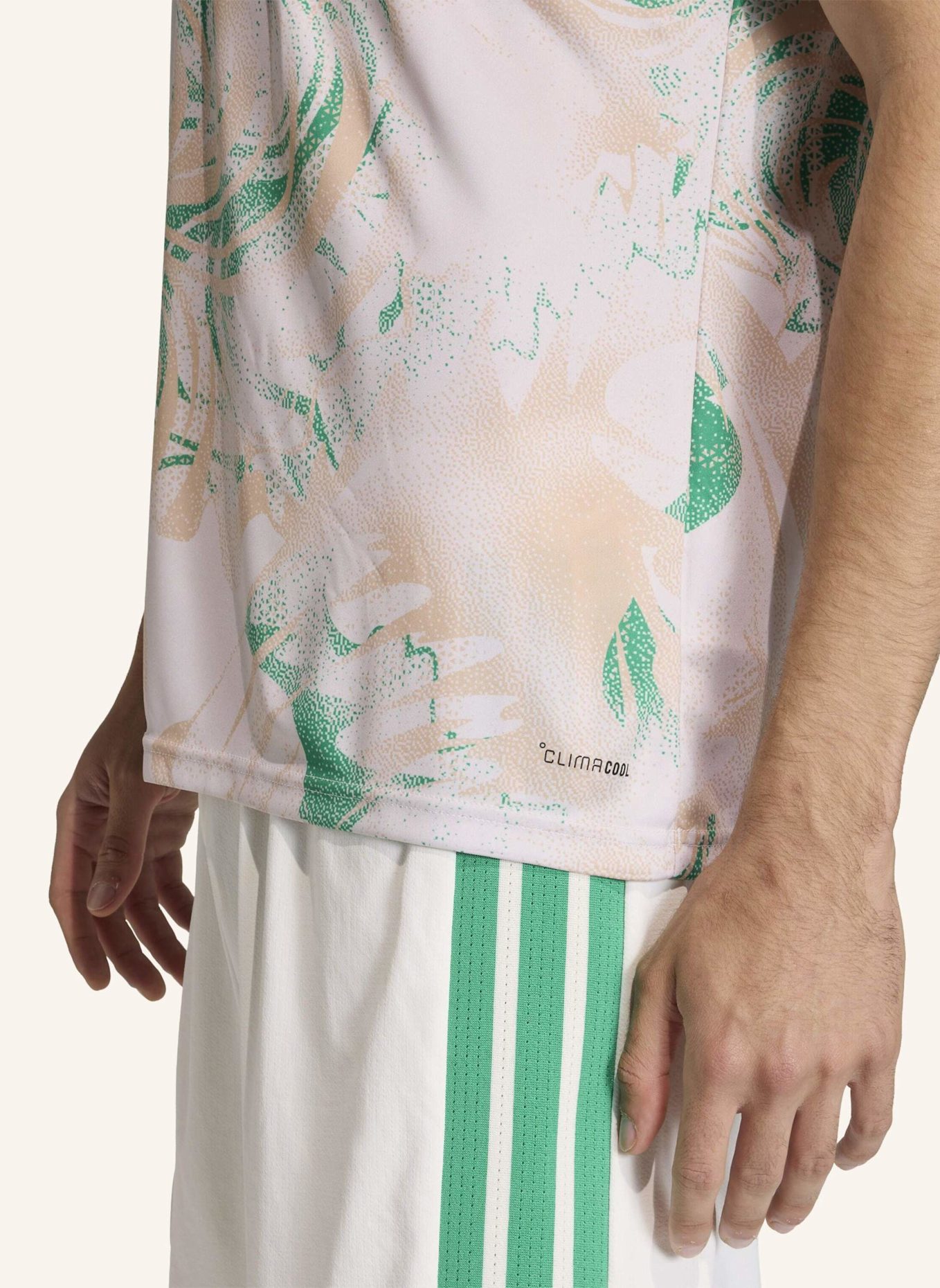 adidas ALGERIEN 26 PRE-MATCH AUSWÄRTSTRIKOT: BEIGE