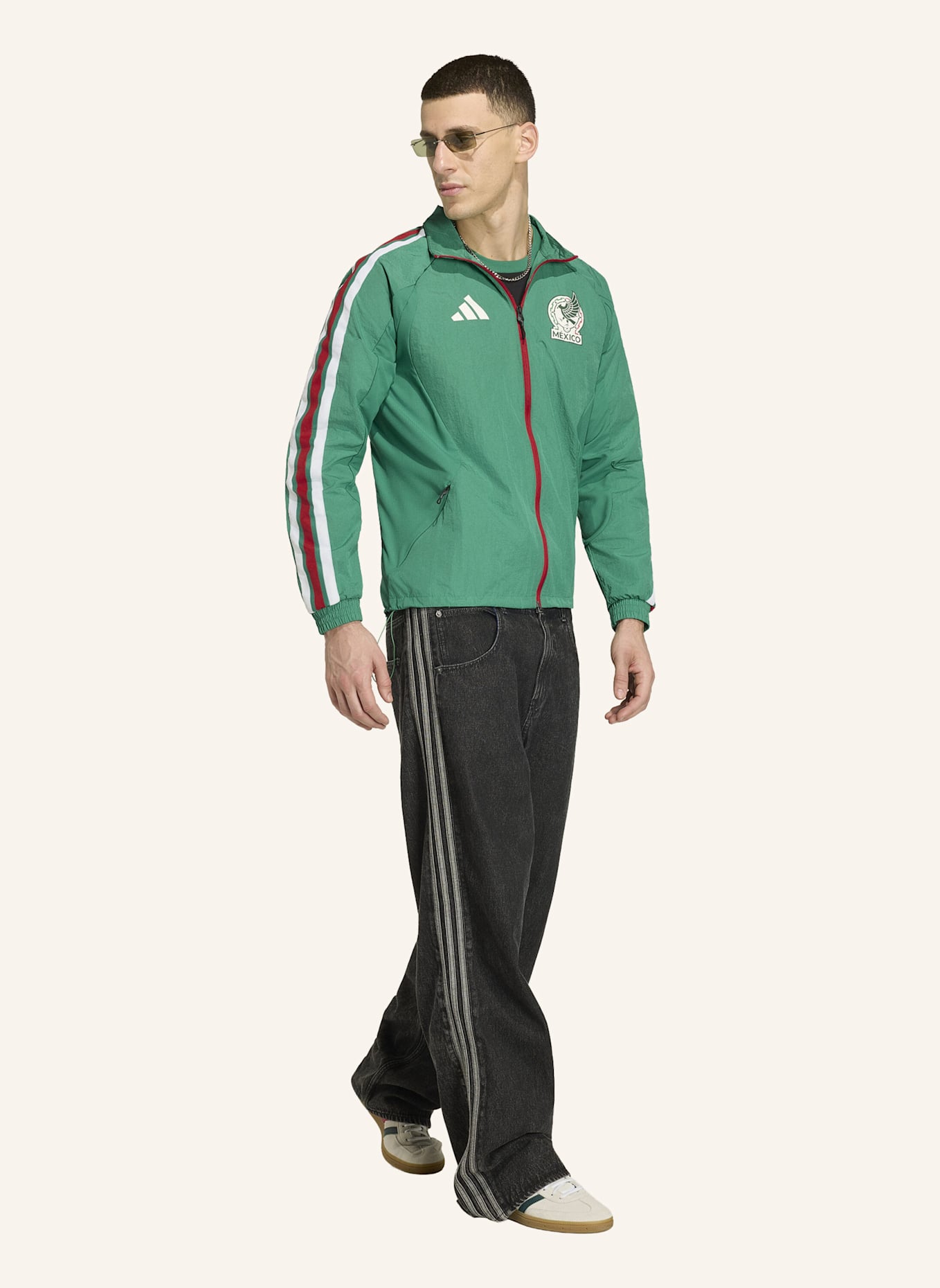 adidas MEXIKO ANTHEM HEIMJACKE: GRÜN