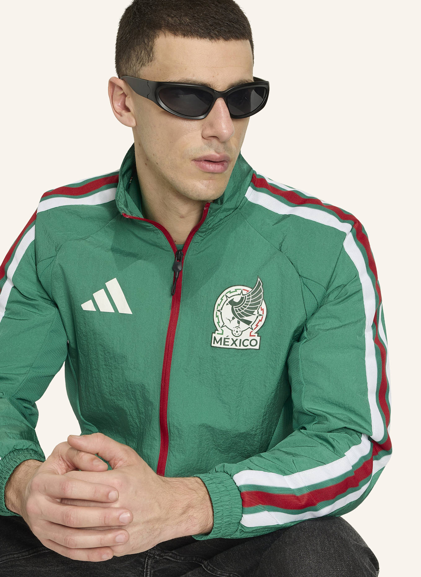 adidas MEXIKO ANTHEM HEIMJACKE: GRÜN