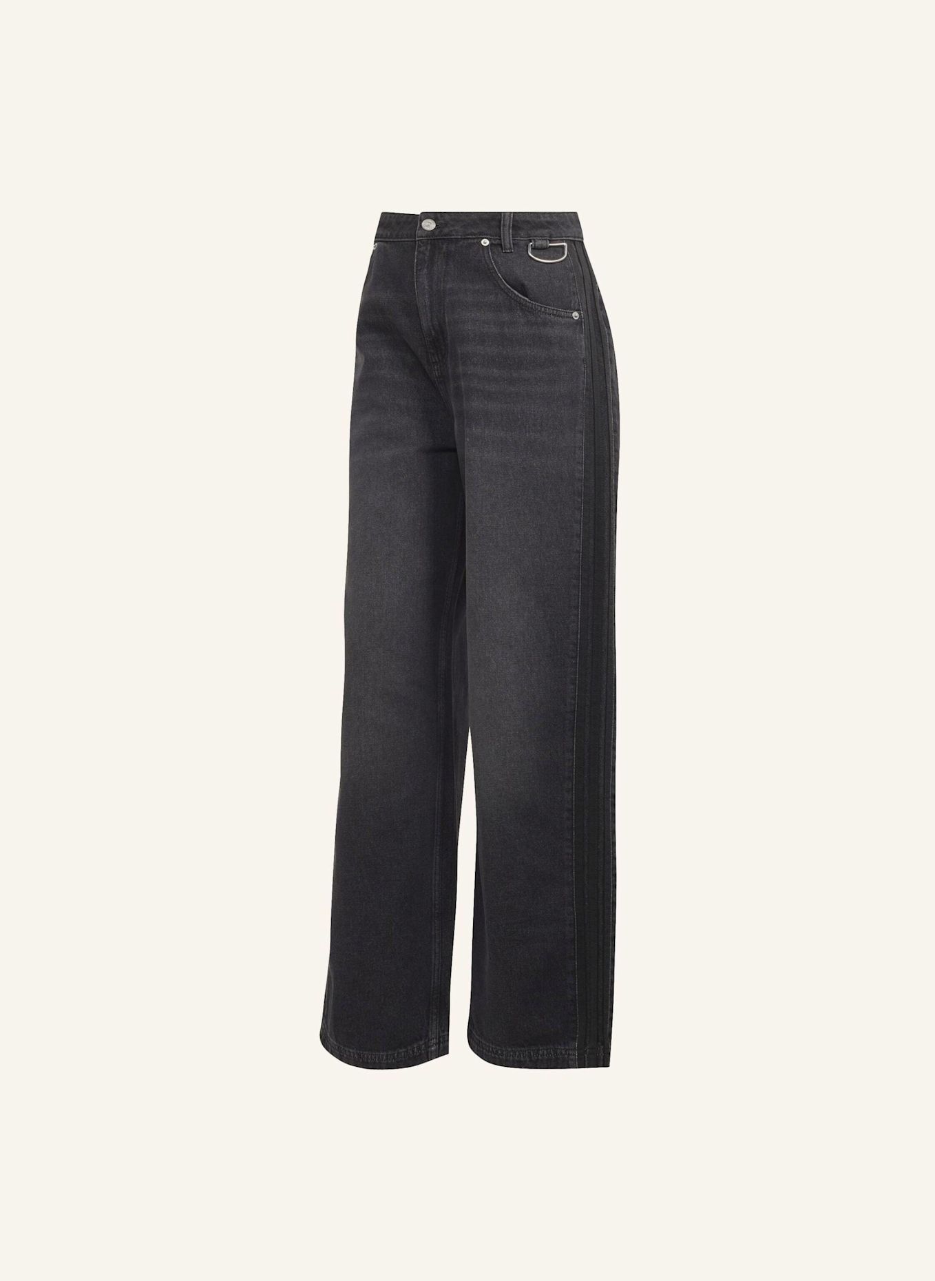 adidas Originals ADILENIUM SEASON 6 BAGGY-DENIMHOSE: SCHWARZ