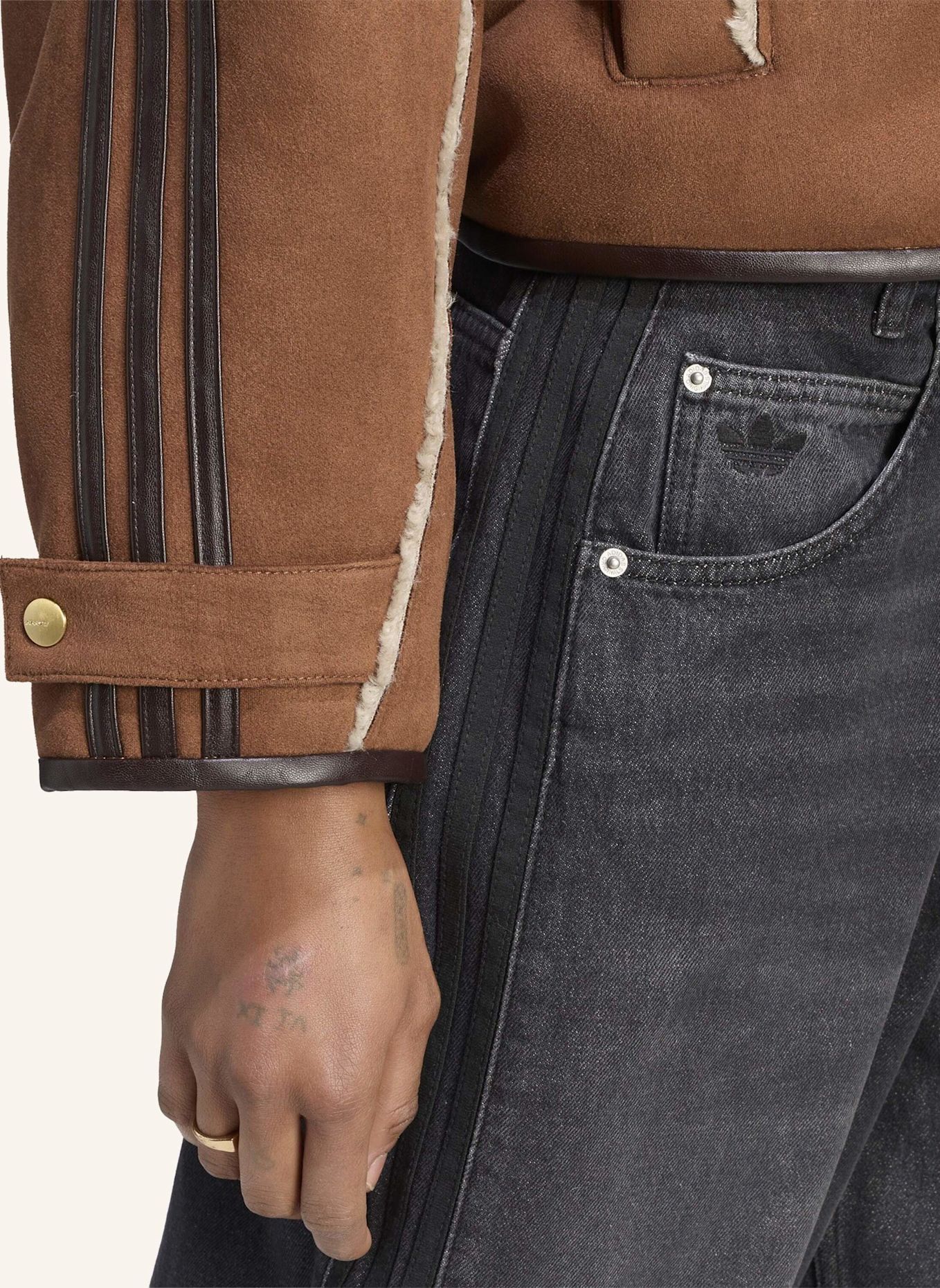 adidas Originals ADILENIUM SEASON 6 BAGGY-DENIMHOSE: SCHWARZ
