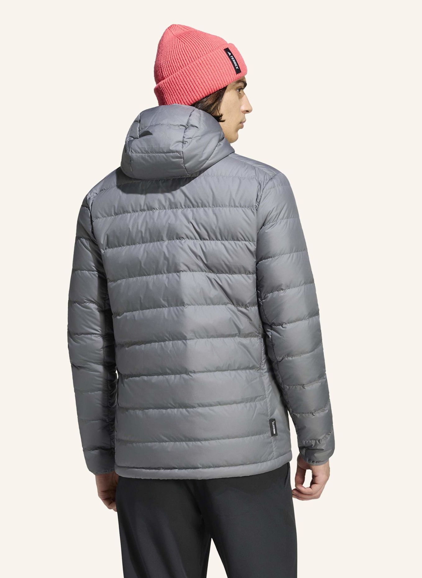 adidas TERREX TERREX MULTI LIGHT DOWN CLIMAWARM KAPUZENJACKE: GRAU