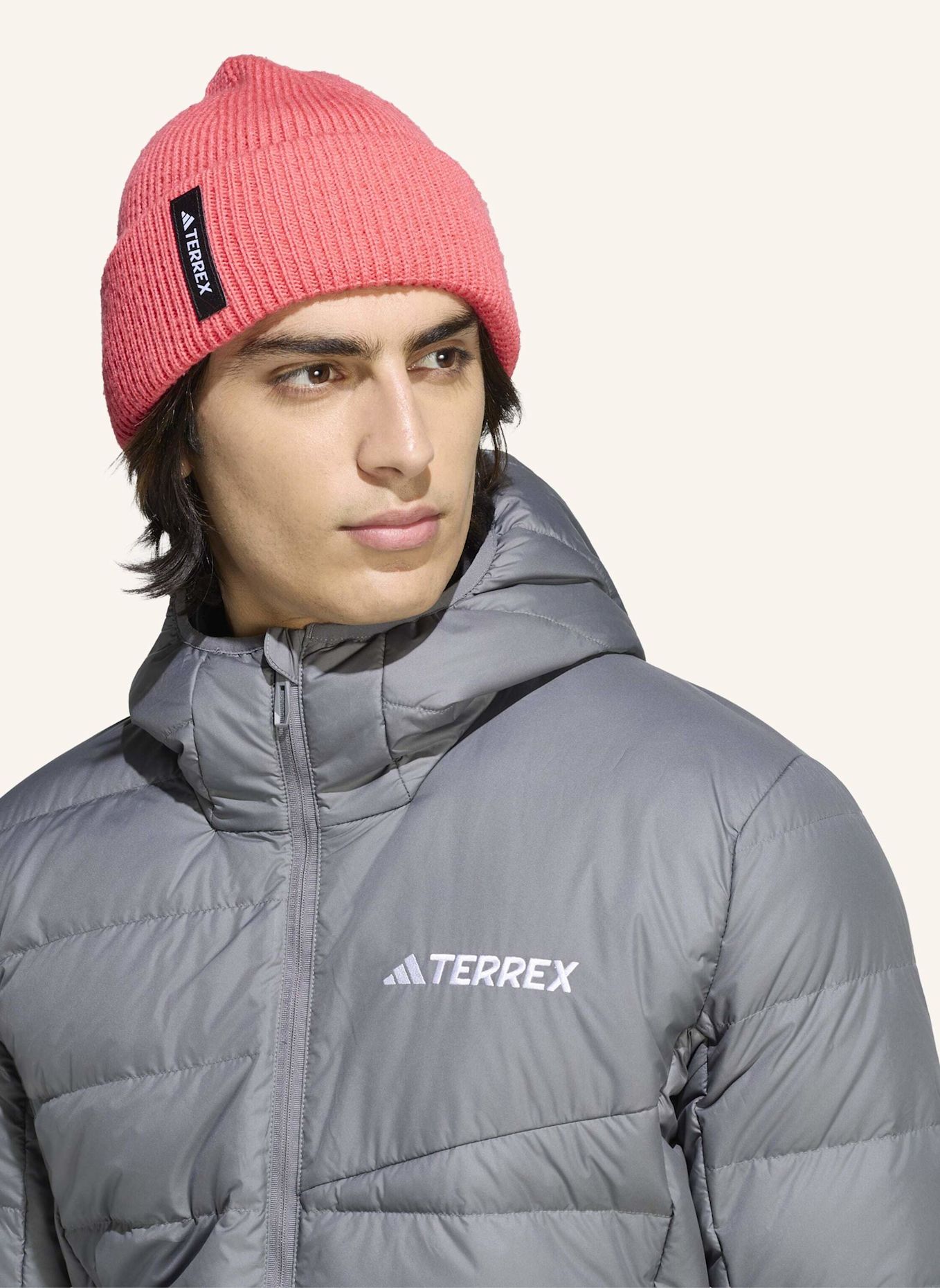 adidas TERREX TERREX MULTI LIGHT DOWN CLIMAWARM KAPUZENJACKE: GRAU