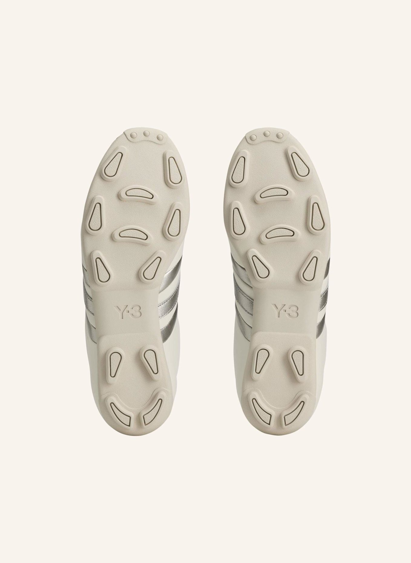 Y-3 Y-3 FIELD TURNSCHUH: WEISS/ SILBER/ BEIGE
