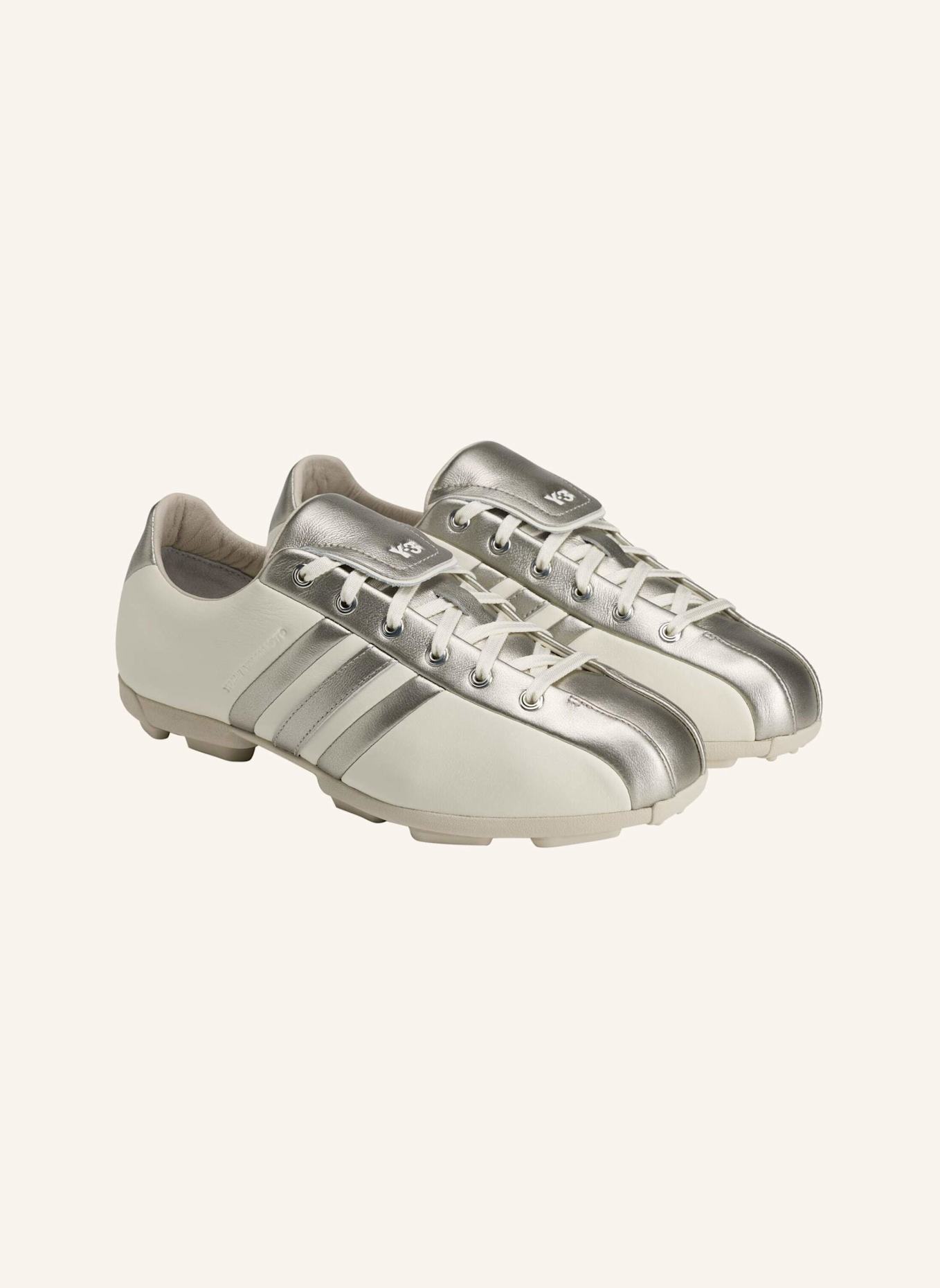 Y-3 Y-3 FIELD TURNSCHUH: WEISS/ SILBER/ BEIGE