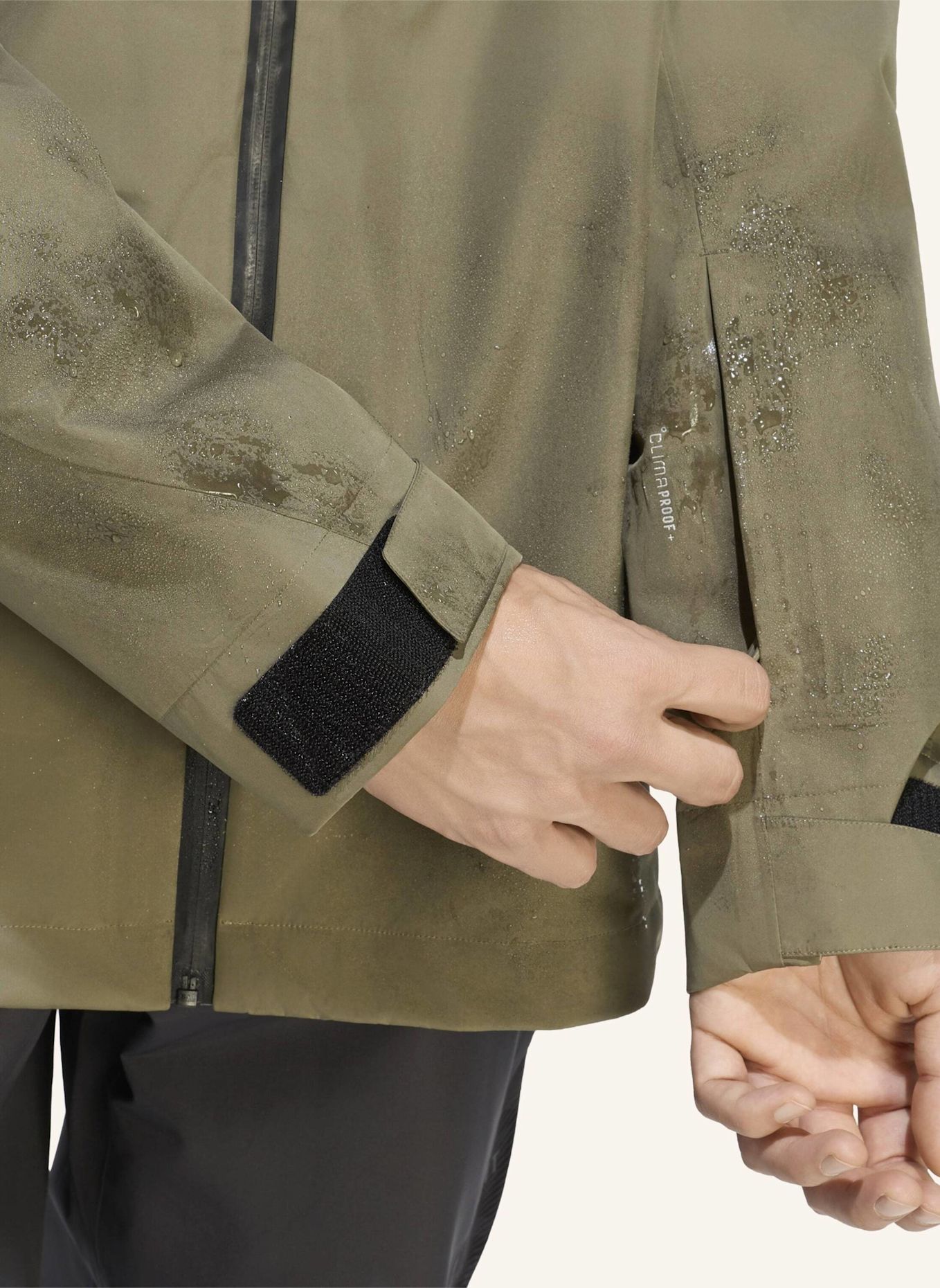 adidas TERREX TERREX XPERIOR HYBRID PRIMEKNIT CLIMAPROOF+ JACKE: GRÜN