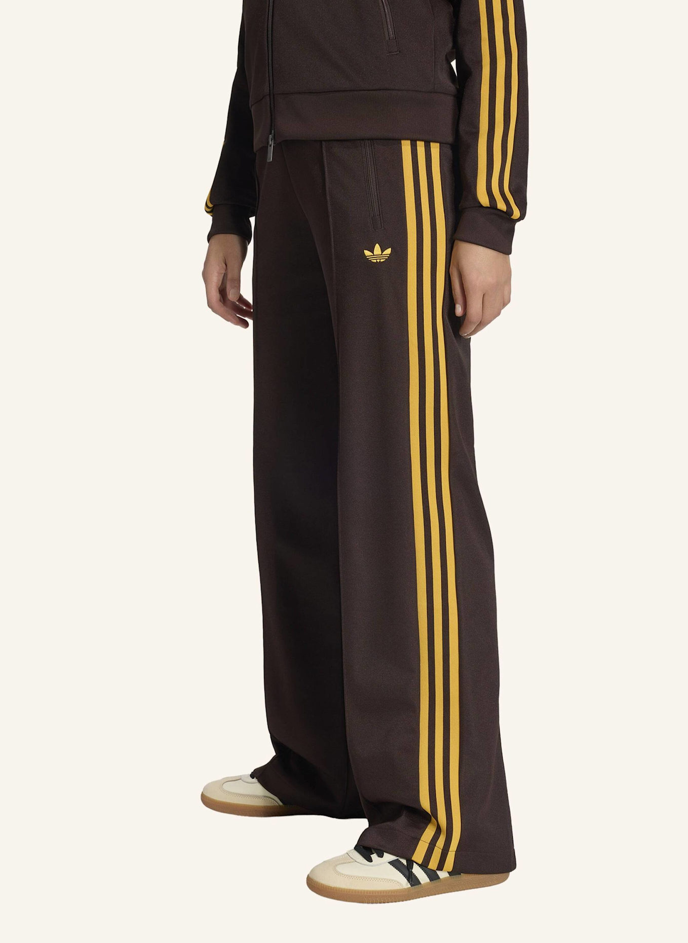 adidas Originals Track Pants CLASSIC: BRAUN/ GELB