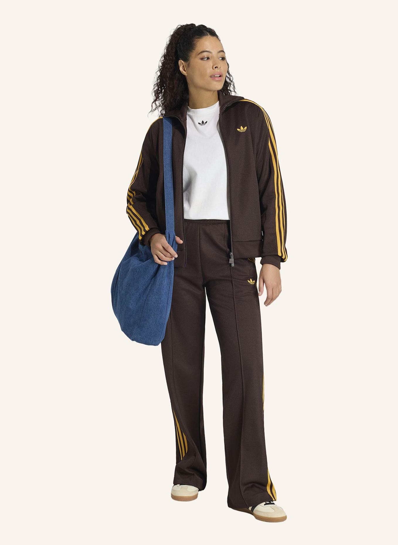 adidas Originals Track Pants CLASSIC: BRAUN/ GELB