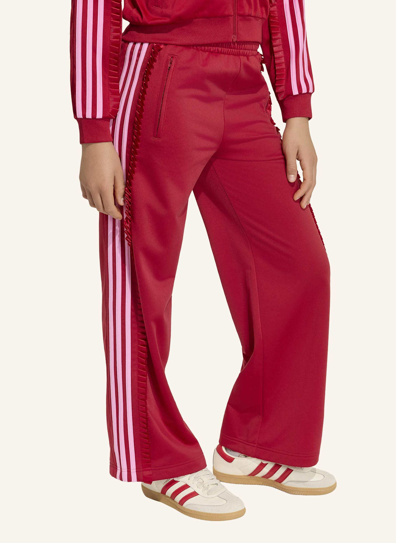 adidas Originals FIREBIRD TRAININGSHOSE, LOCKER GESCHNITTEN: ROT