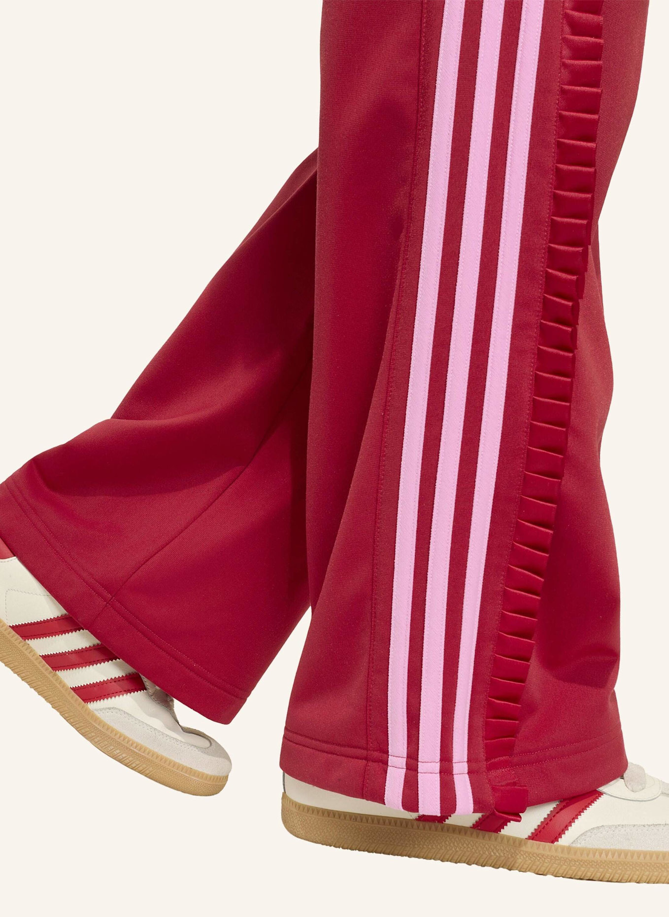 adidas Originals FIREBIRD TRAININGSHOSE, LOCKER GESCHNITTEN: ROT