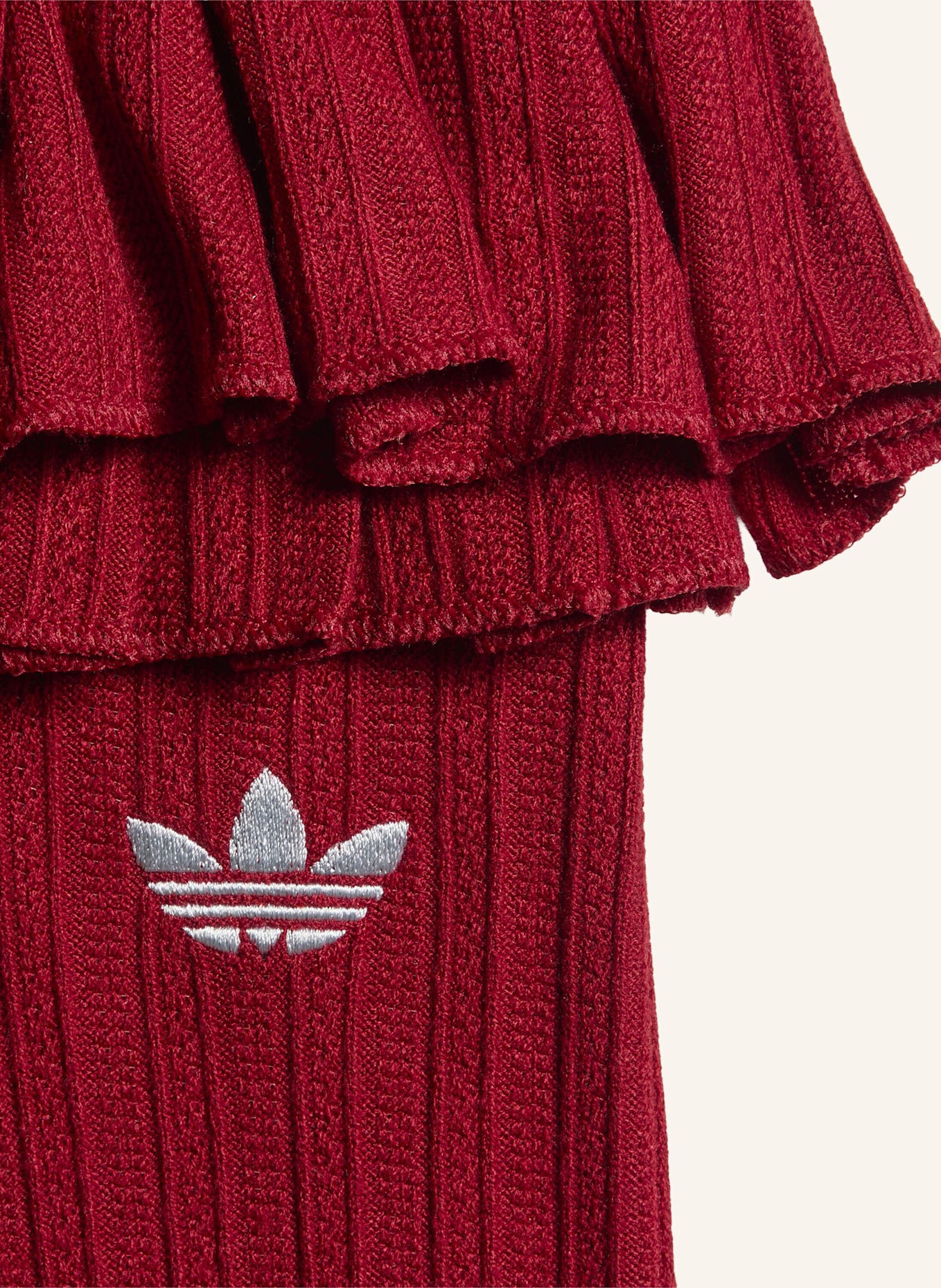 adidas Originals T-SHIRT LEGGINGS SET, SCHMAL GESCHNITTEN, STRICK: ROT