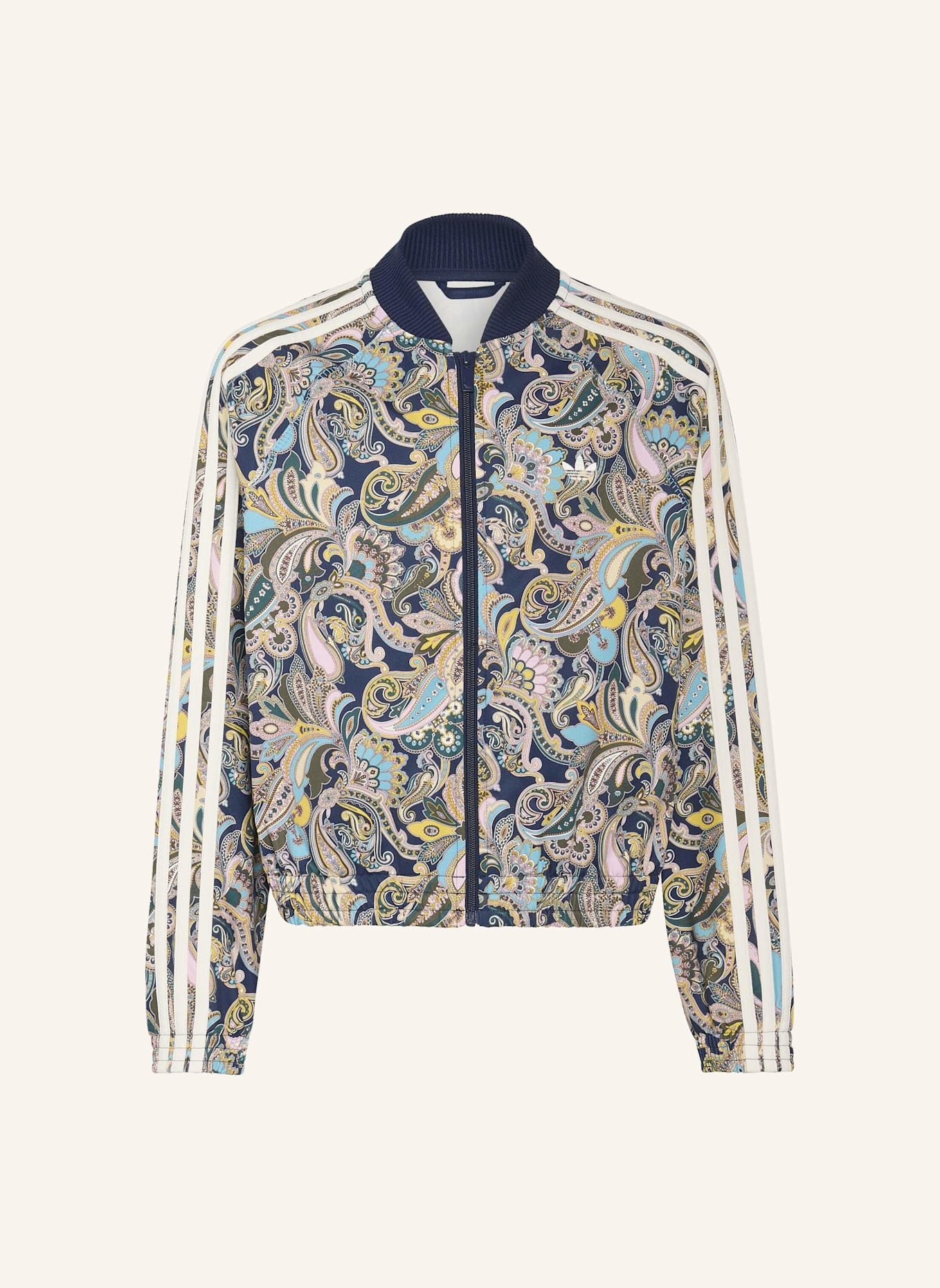 adidas Originals SST PAISLEY ORIGINALS JACKE, LOCKER UND KÜRZER GESCHNITTEN: BLAU