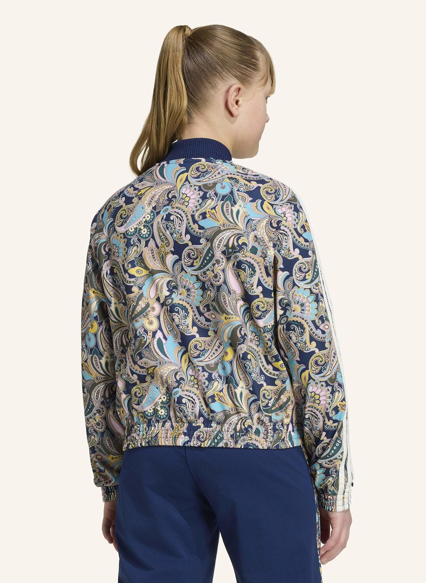 adidas Originals SST PAISLEY ORIGINALS JACKE, LOCKER UND KÜRZER GESCHNITTEN: BLAU