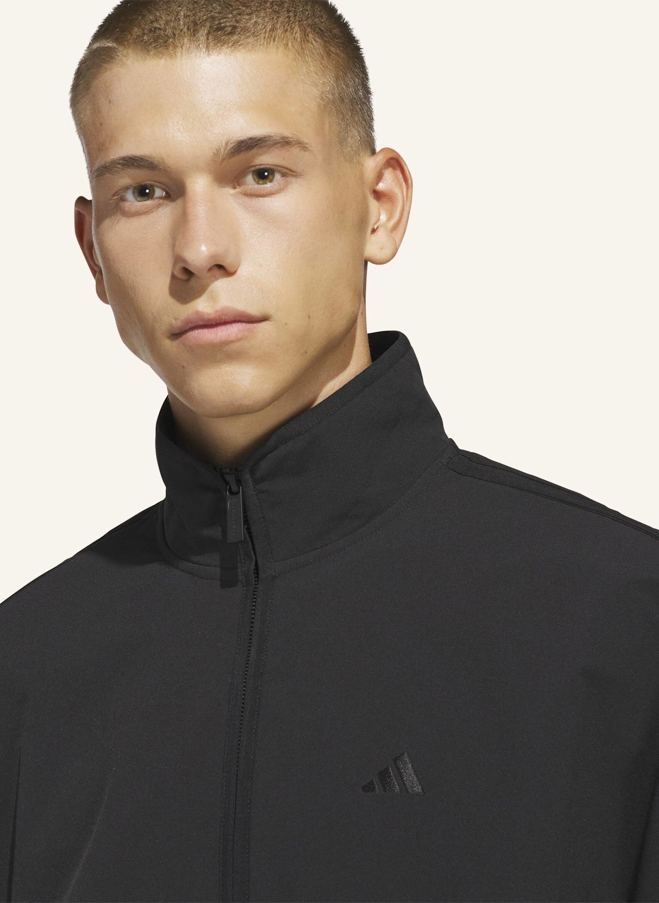 adidas ADIDAS BASKETBALL TRACK TOP, WEBMATERIAL: SCHWARZ