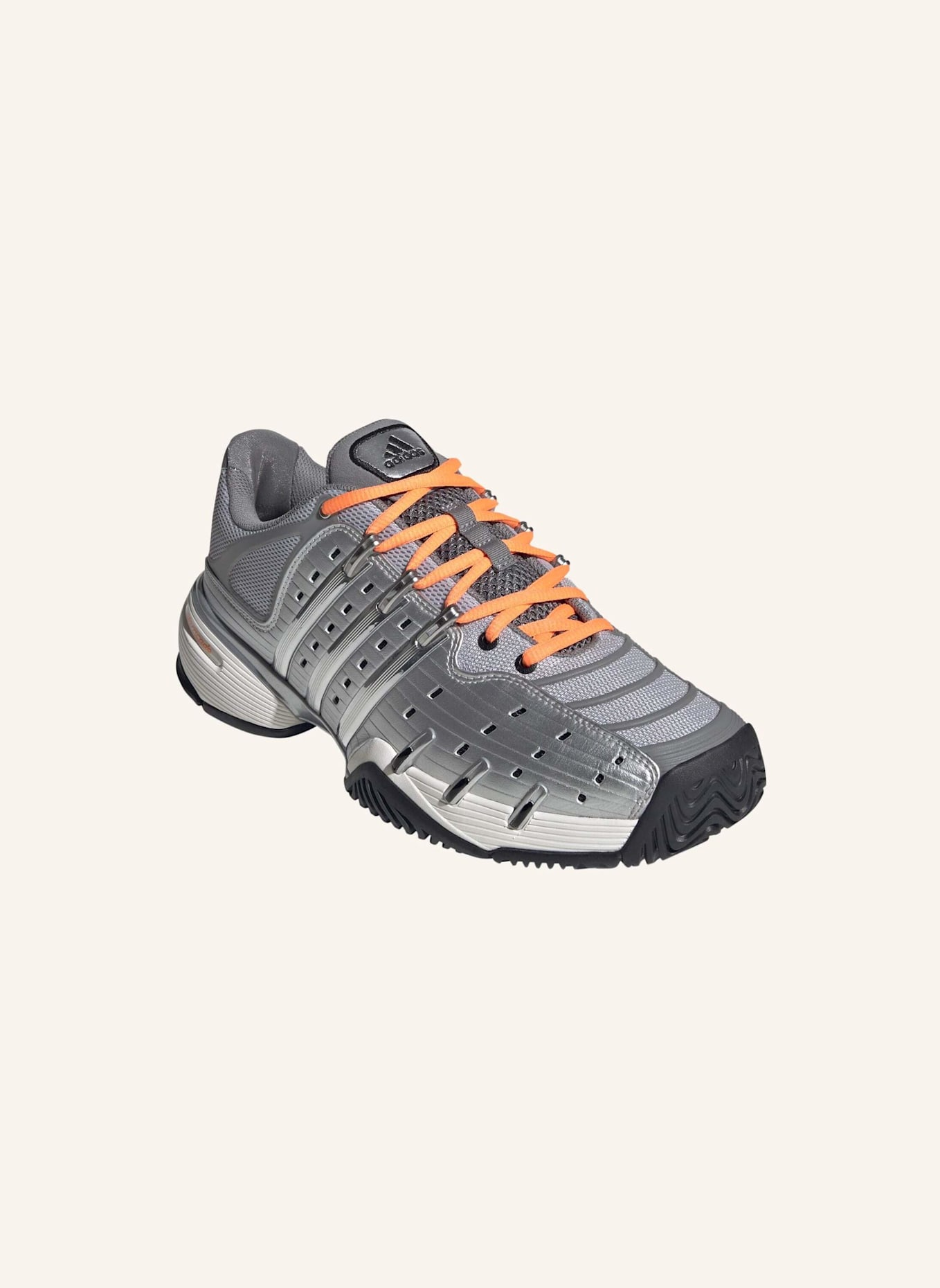 adidas Originals BARRICADE V SCHUH: SILBER/ SCHWARZ