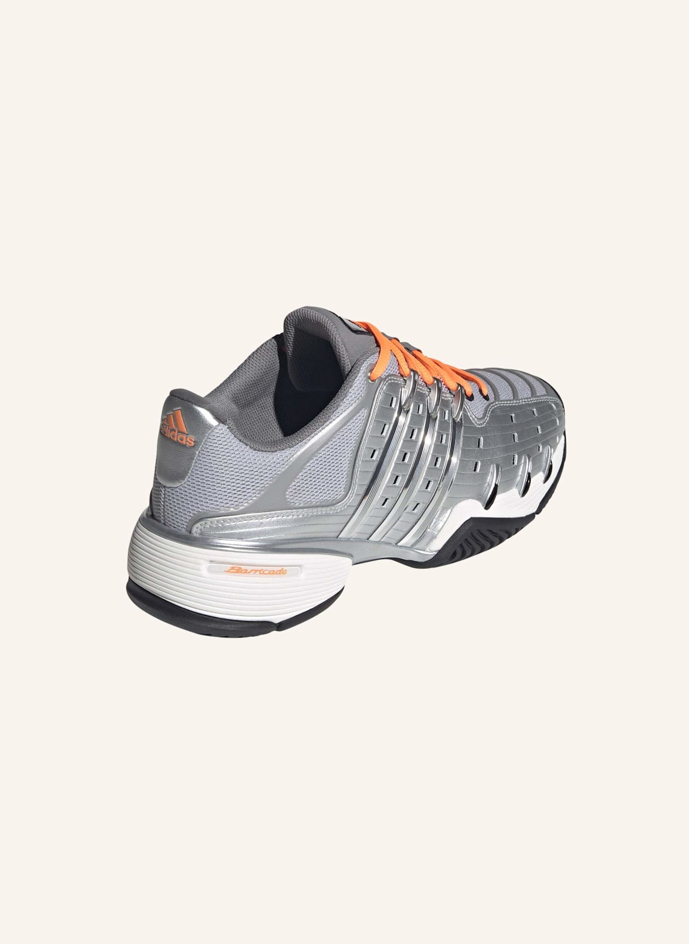adidas Originals BARRICADE V SCHUH: SILBER/ SCHWARZ