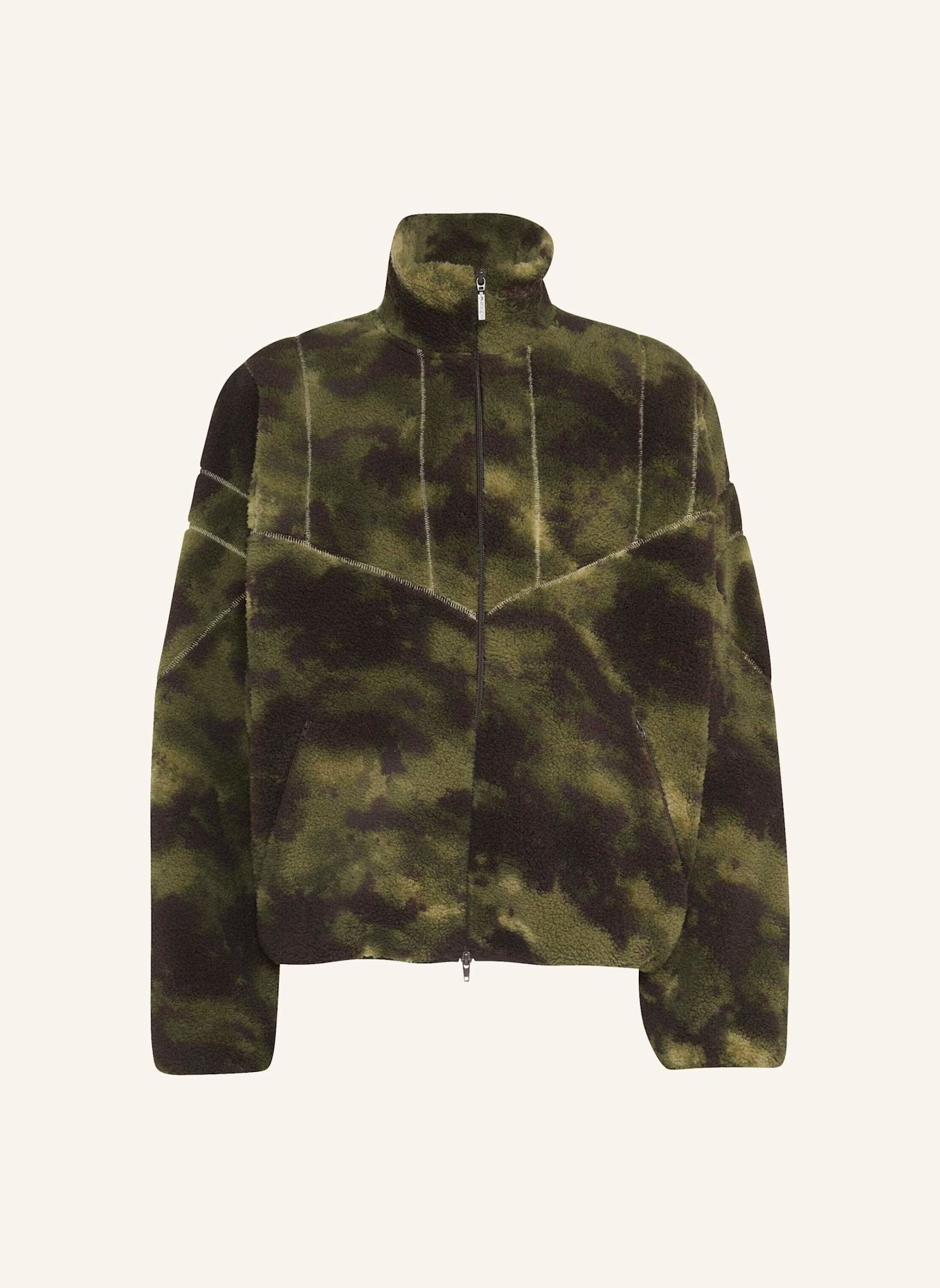 adidas Originals CAMO POLARFLEECE TRAININGSJACKE: GRÜN
