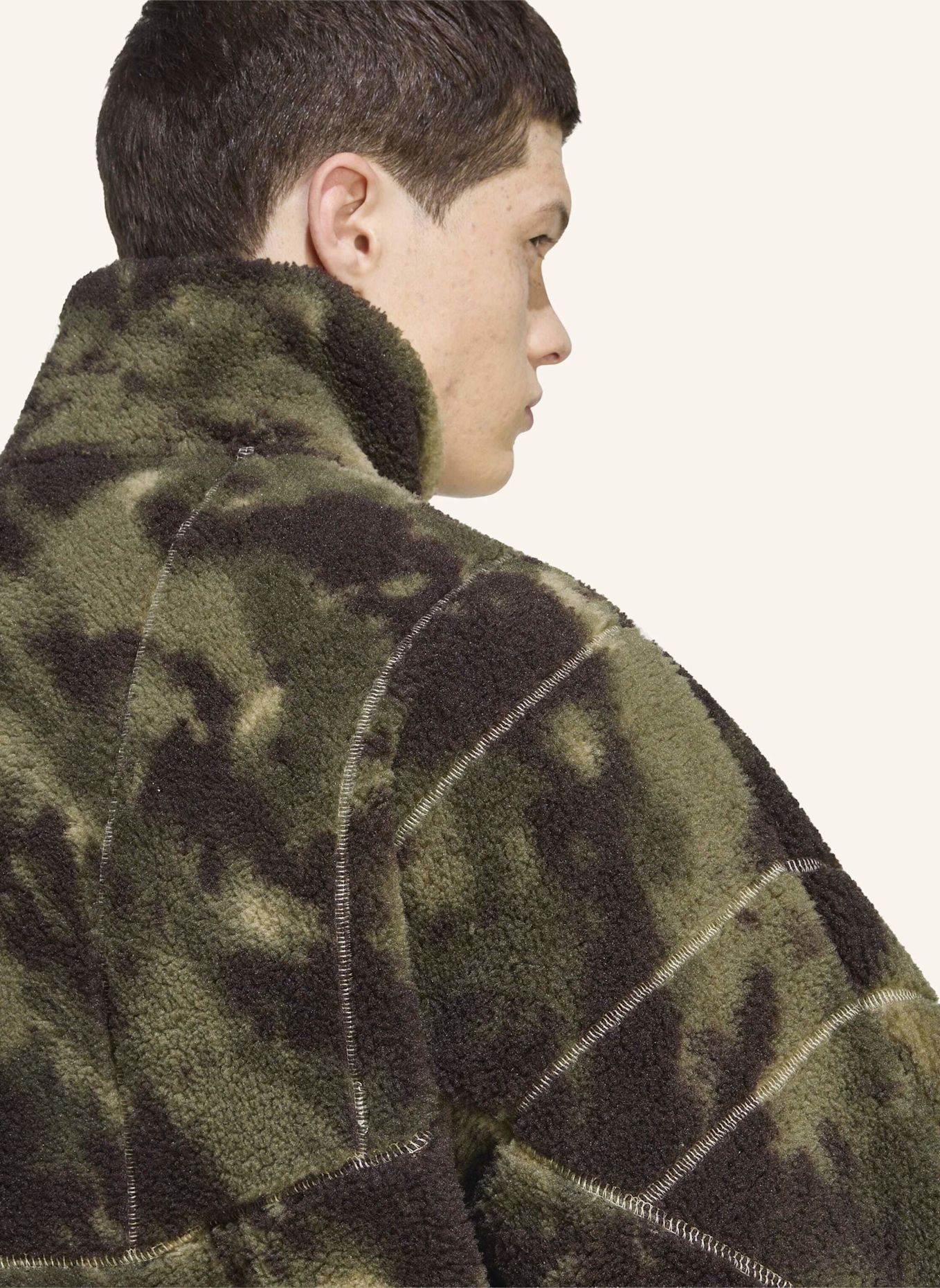 adidas Originals CAMO POLARFLEECE TRAININGSJACKE: GRÜN