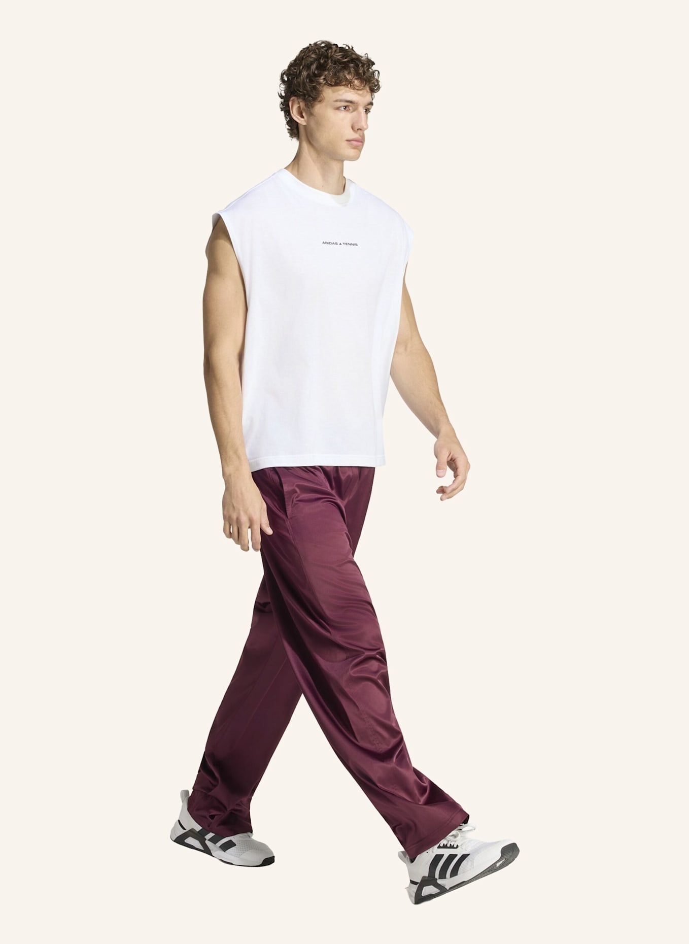 adidas Originals TENNIS CULTURE T-SHIRT, GRAFIK: WEISS