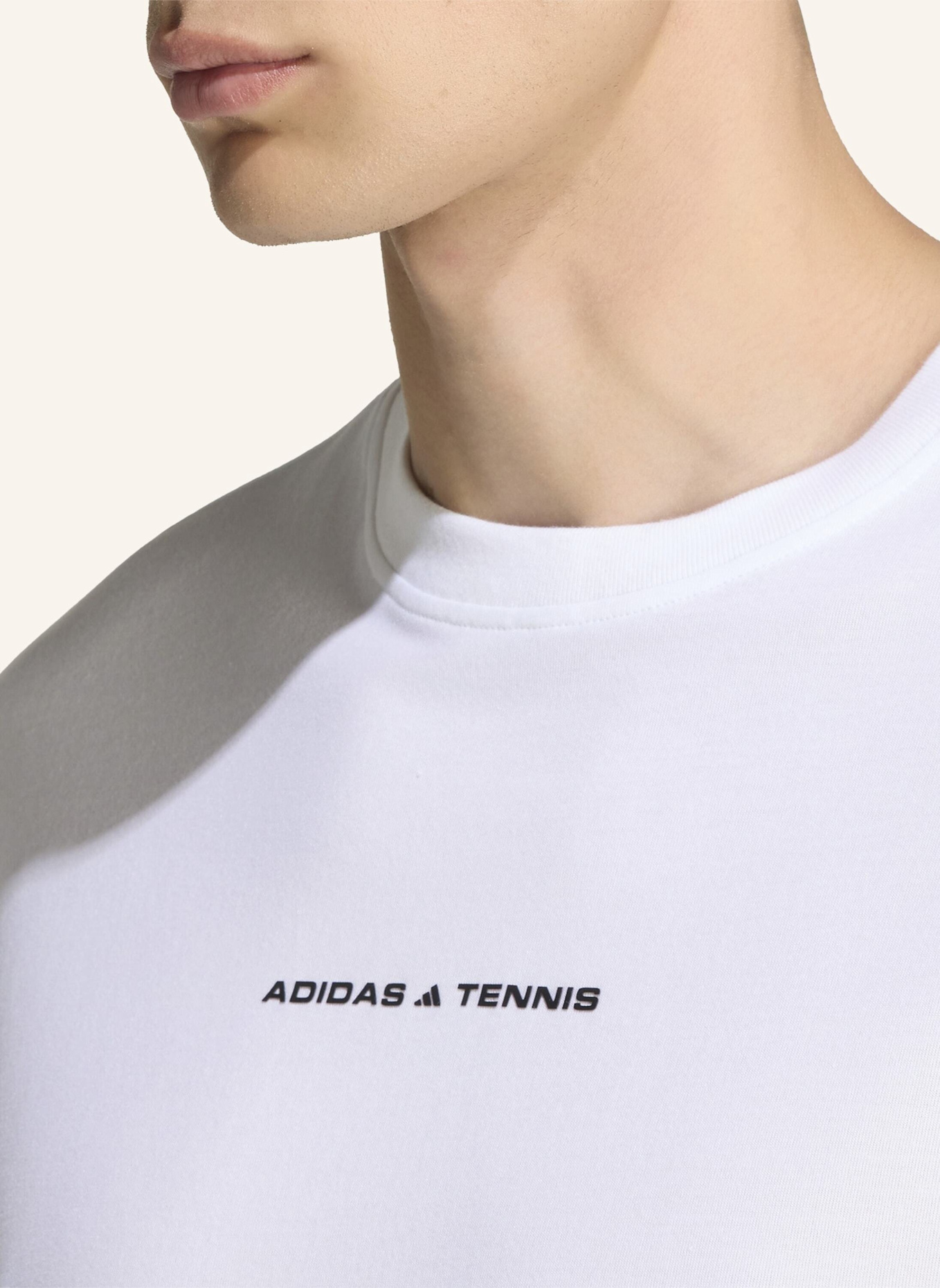 adidas Originals TENNIS CULTURE T-SHIRT, GRAFIK: WEISS