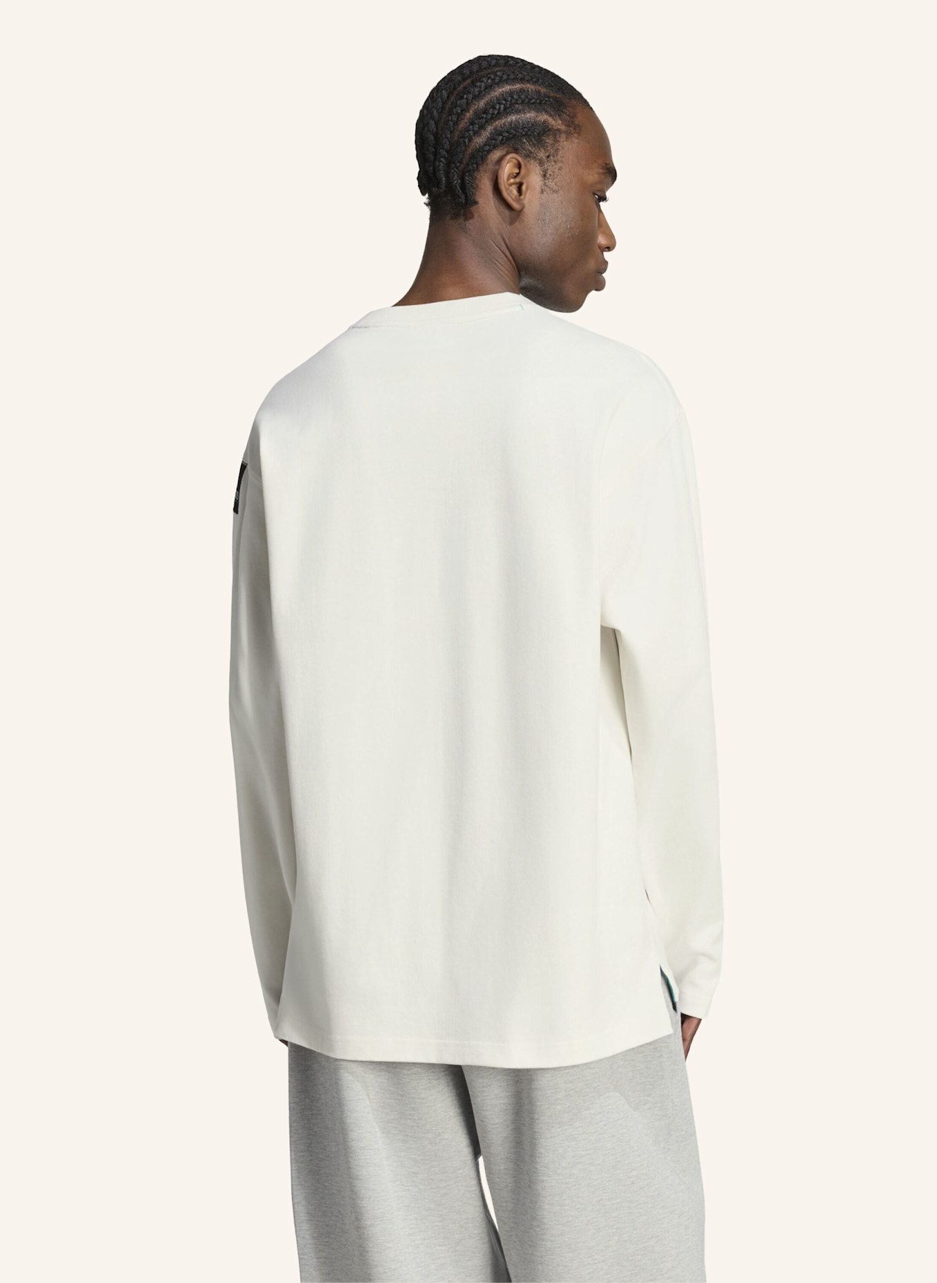 adidas Originals ADIDAS EQUIPMENT ESSENTIALS LONGSLEEVE: WEISS
