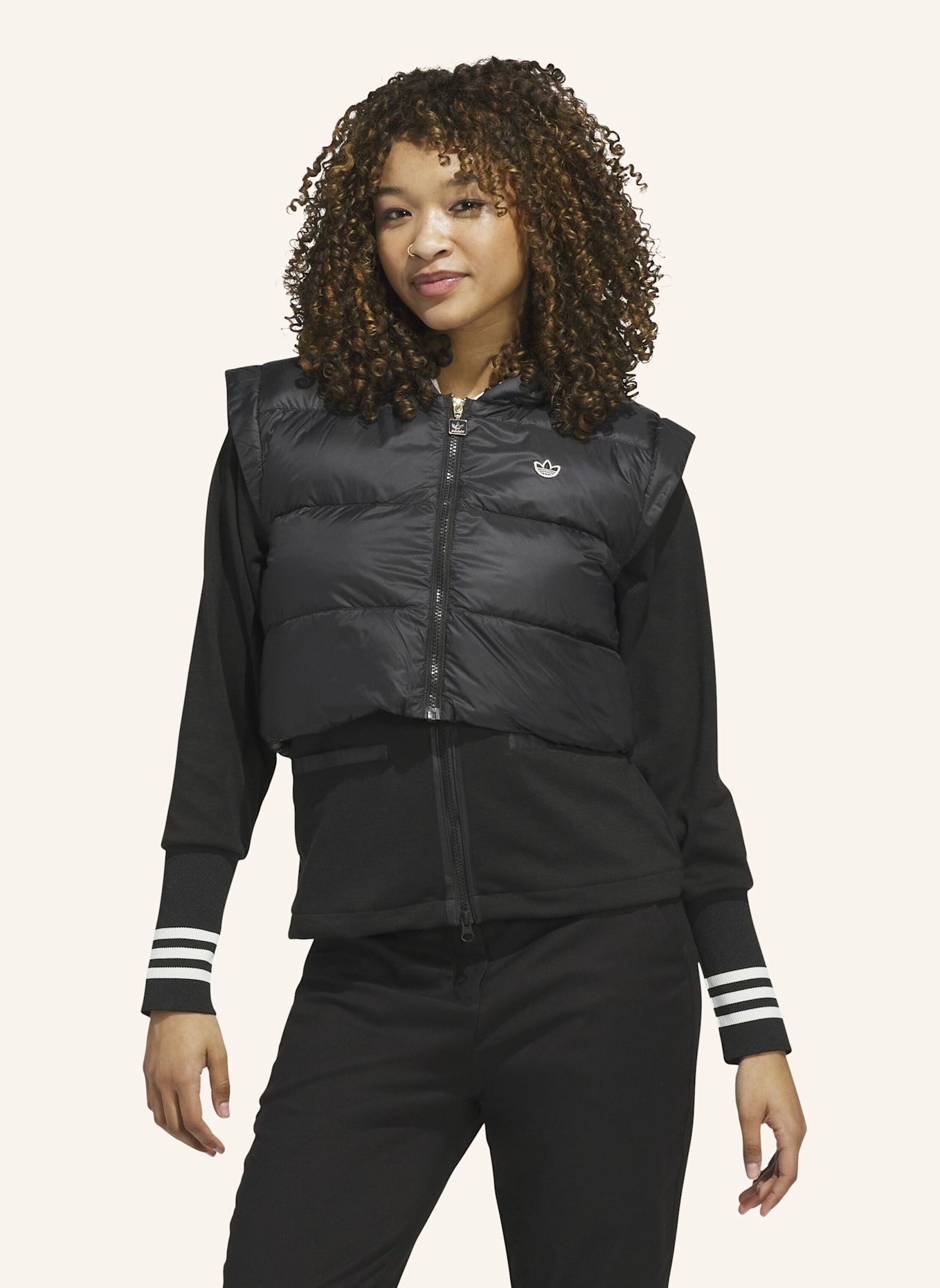 adidas ORIGINALS DAUNENJACKE: SCHWARZ