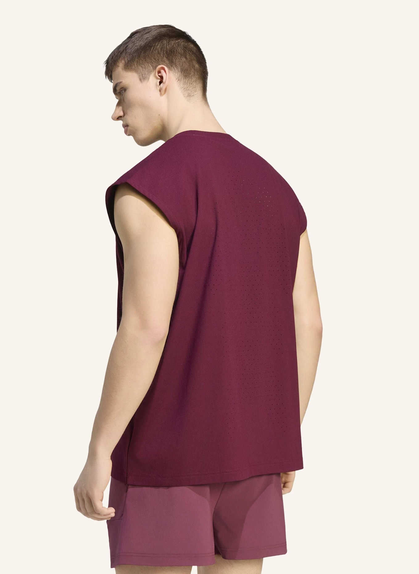 adidas TENNIS CLIMACOOL+ OVERSIZE-T-SHIRT, ÄRMELLOS: ROT