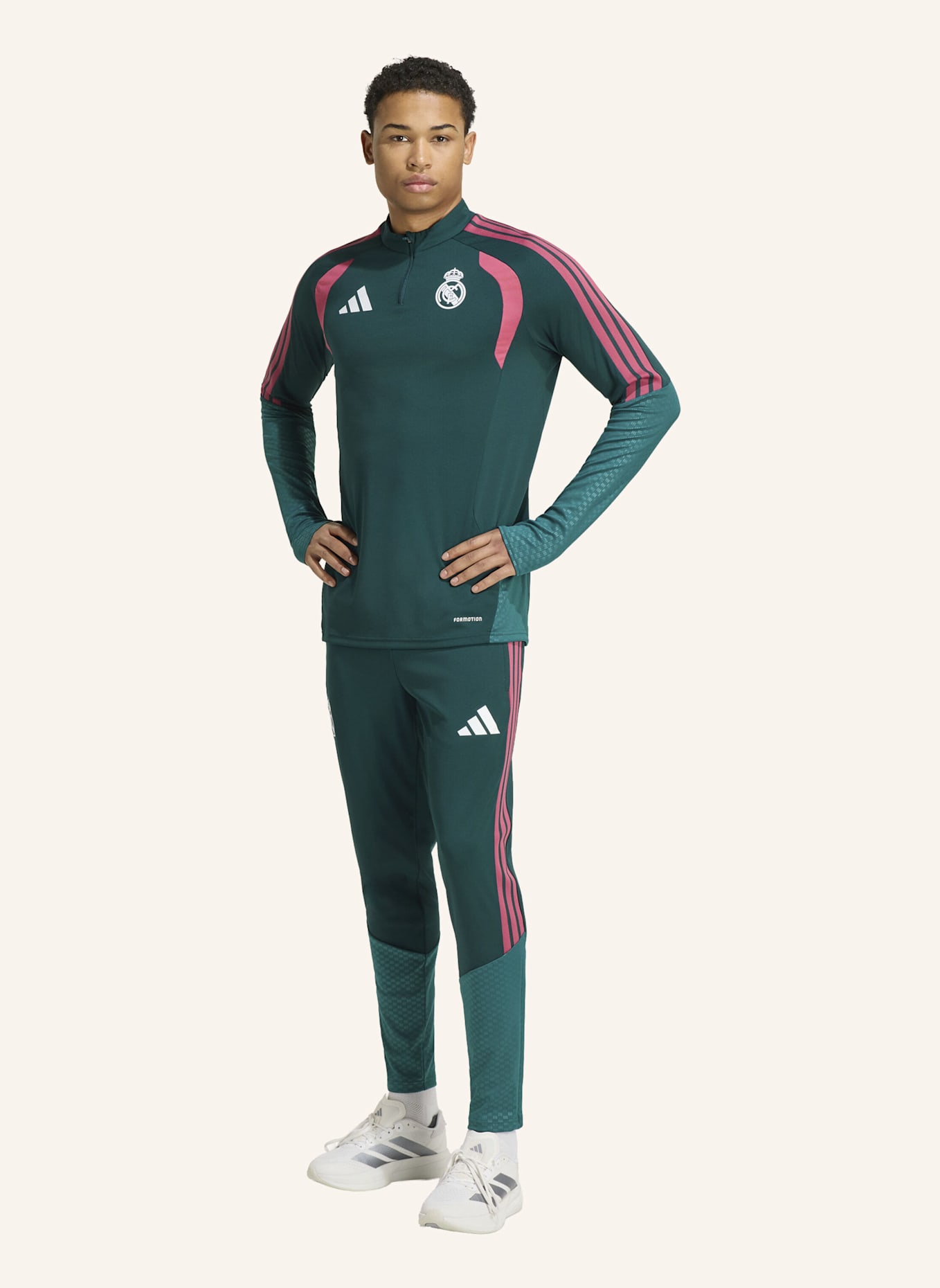 adidas REAL MADRID 26/27 TIRO26 COMPETITION TRAININGSOBERTEIL: GRÜN/ ROSA