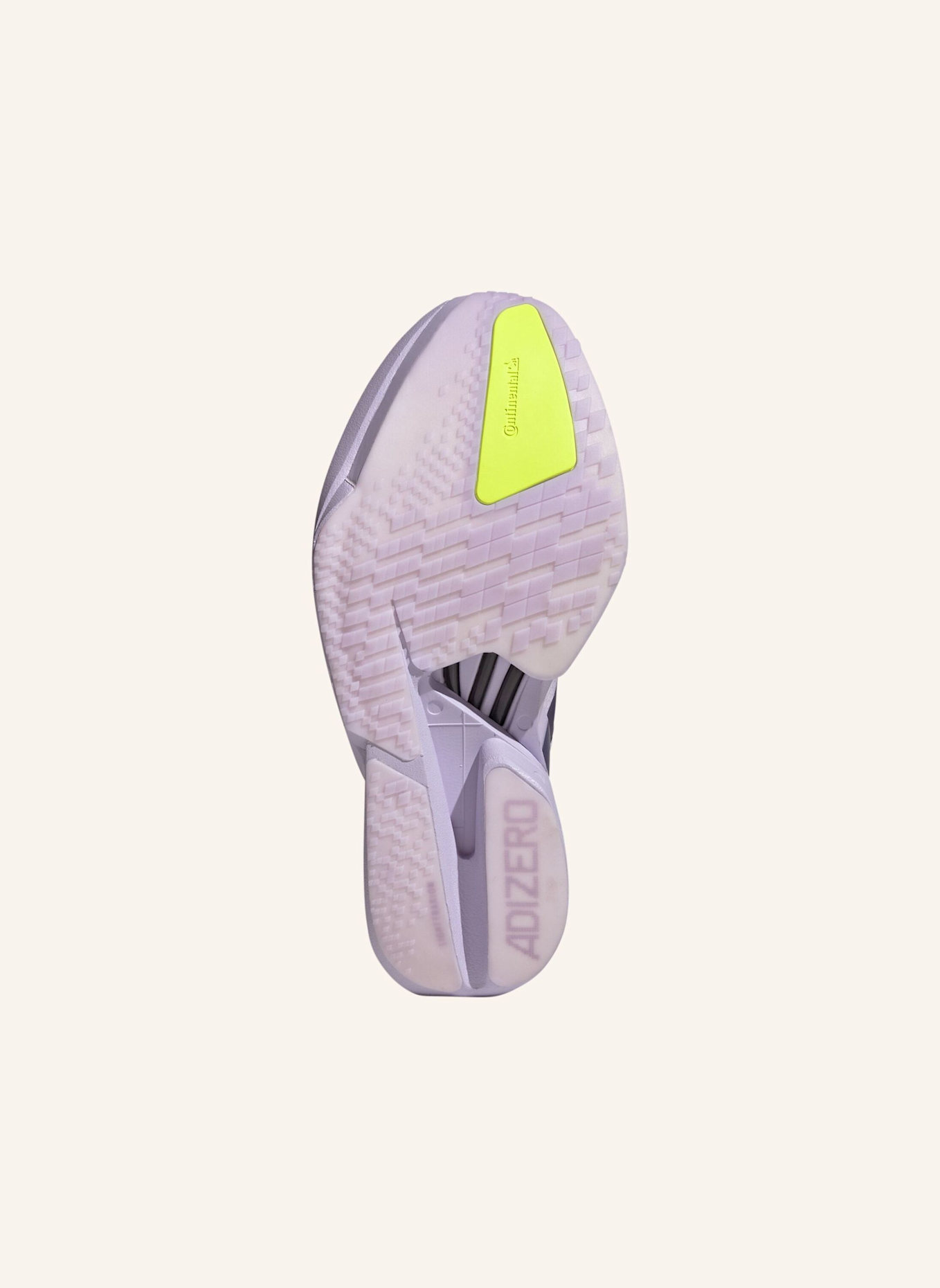 adidas ADIZERO ADIOS PRO 4 LAUFSCHUH: LILA/ GRÜN