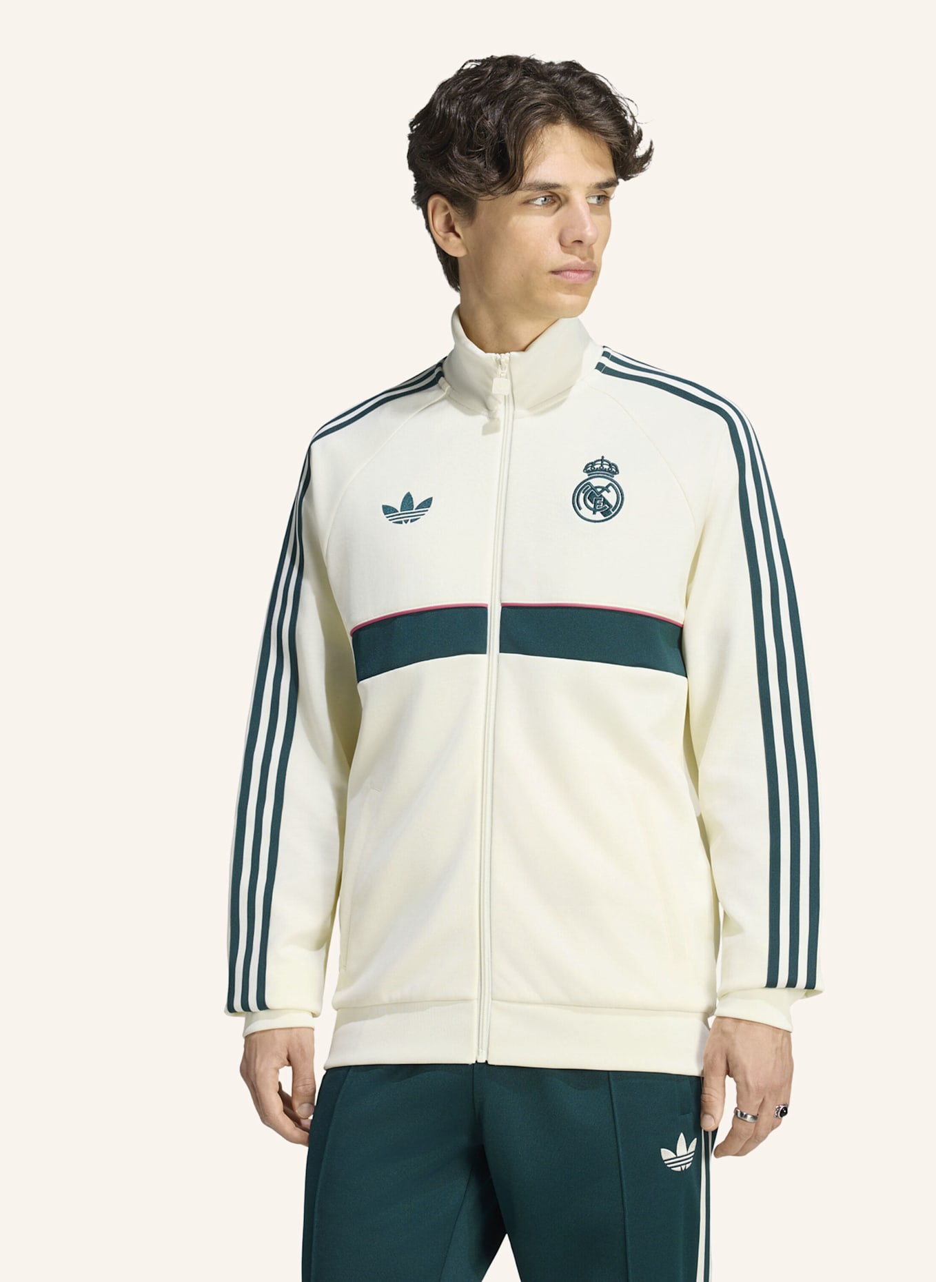 adidas REAL MADRID ORIGINALS JACKE: WEISS