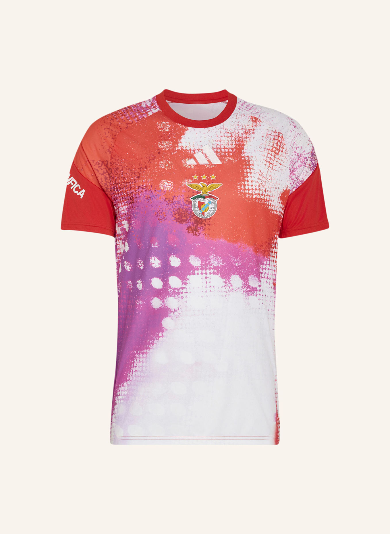 adidas BENFICA LISSABON 26/27 PRE-MATCH SHIRT: ROT