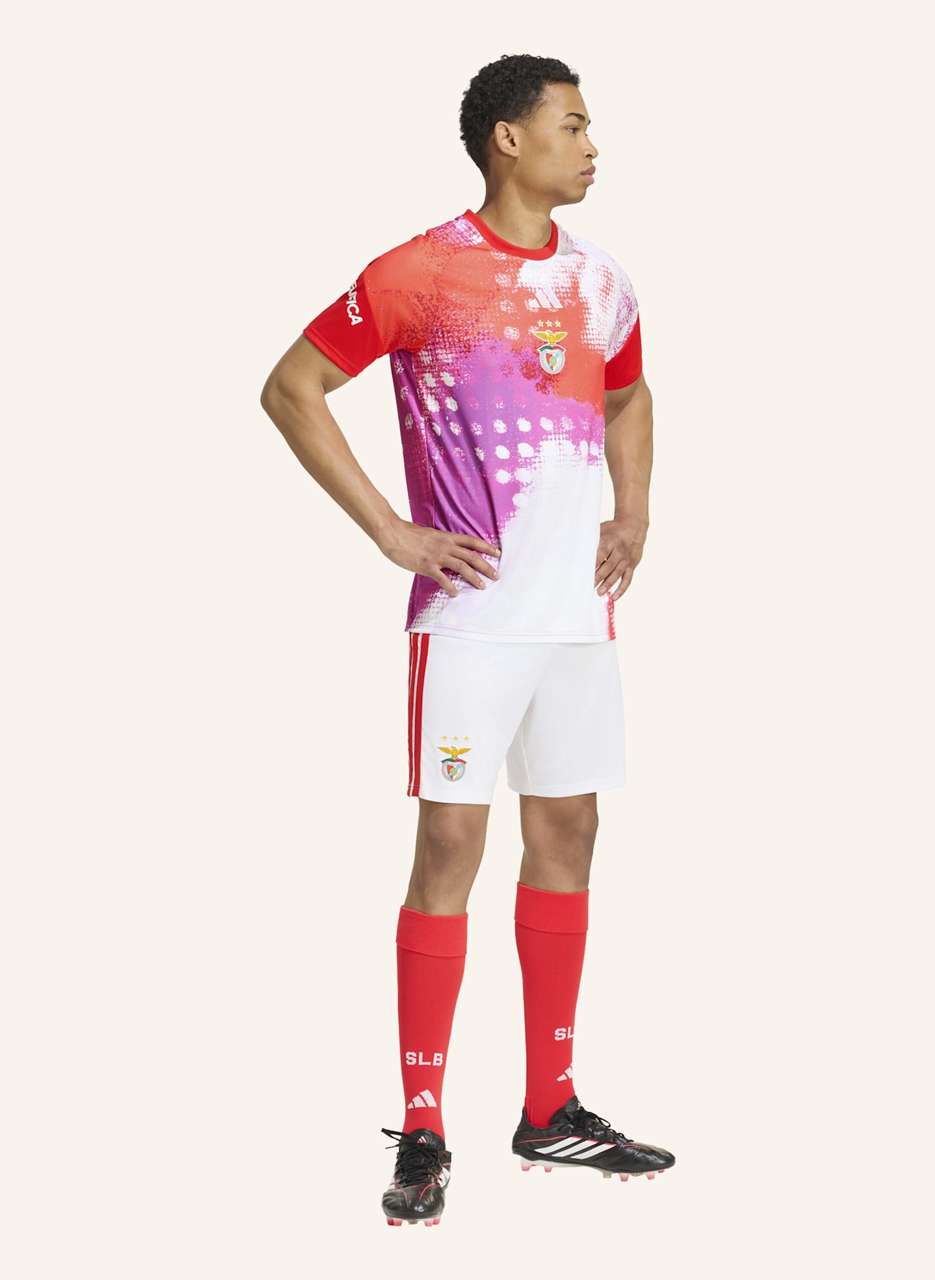 adidas BENFICA LISSABON 26/27 PRE-MATCH SHIRT: ROT