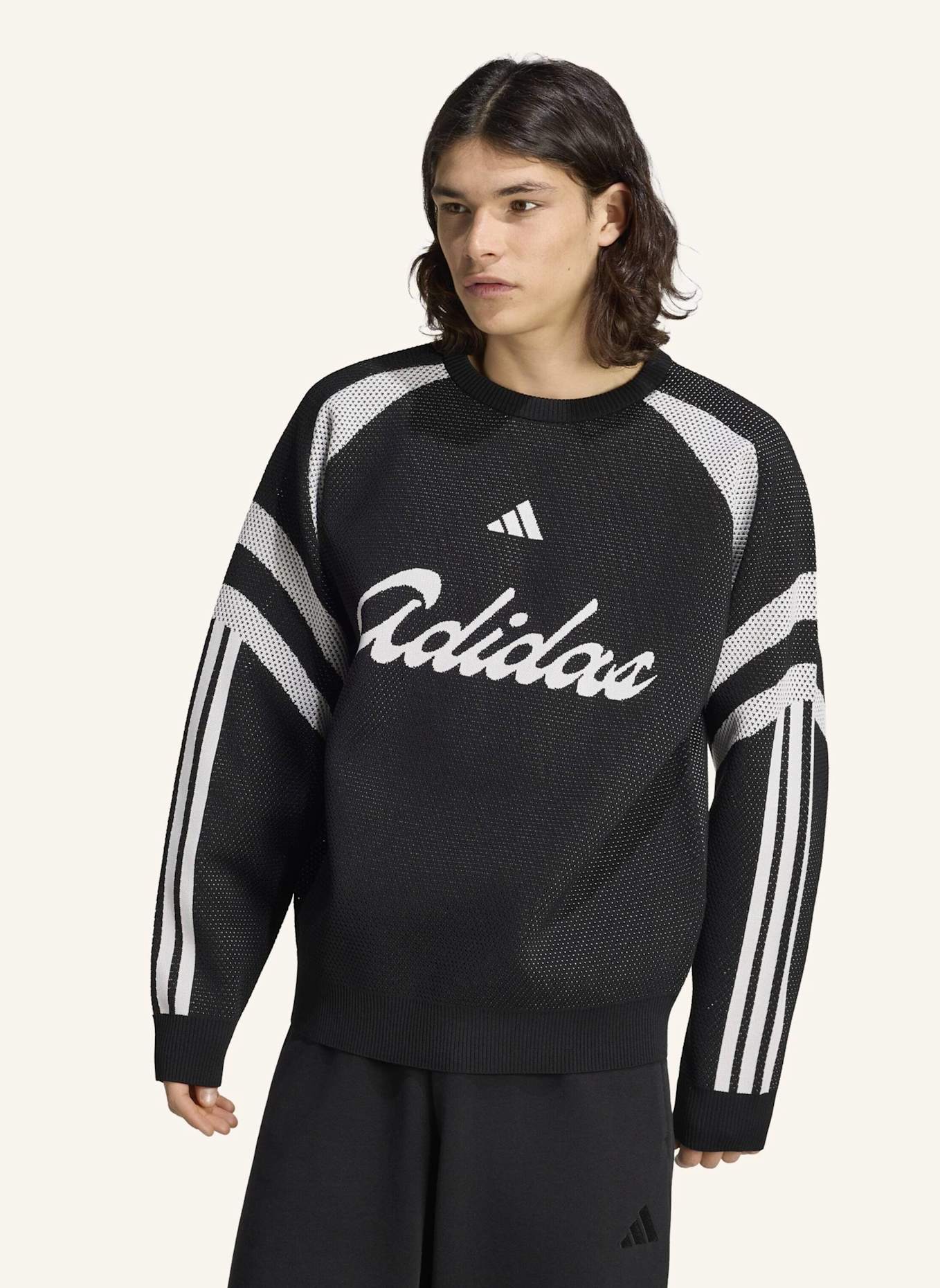 adidas HOUSE OF TIRO SWEATSHIRT, GEWIRKTES MATERIAL: SCHWARZ/ WEISS