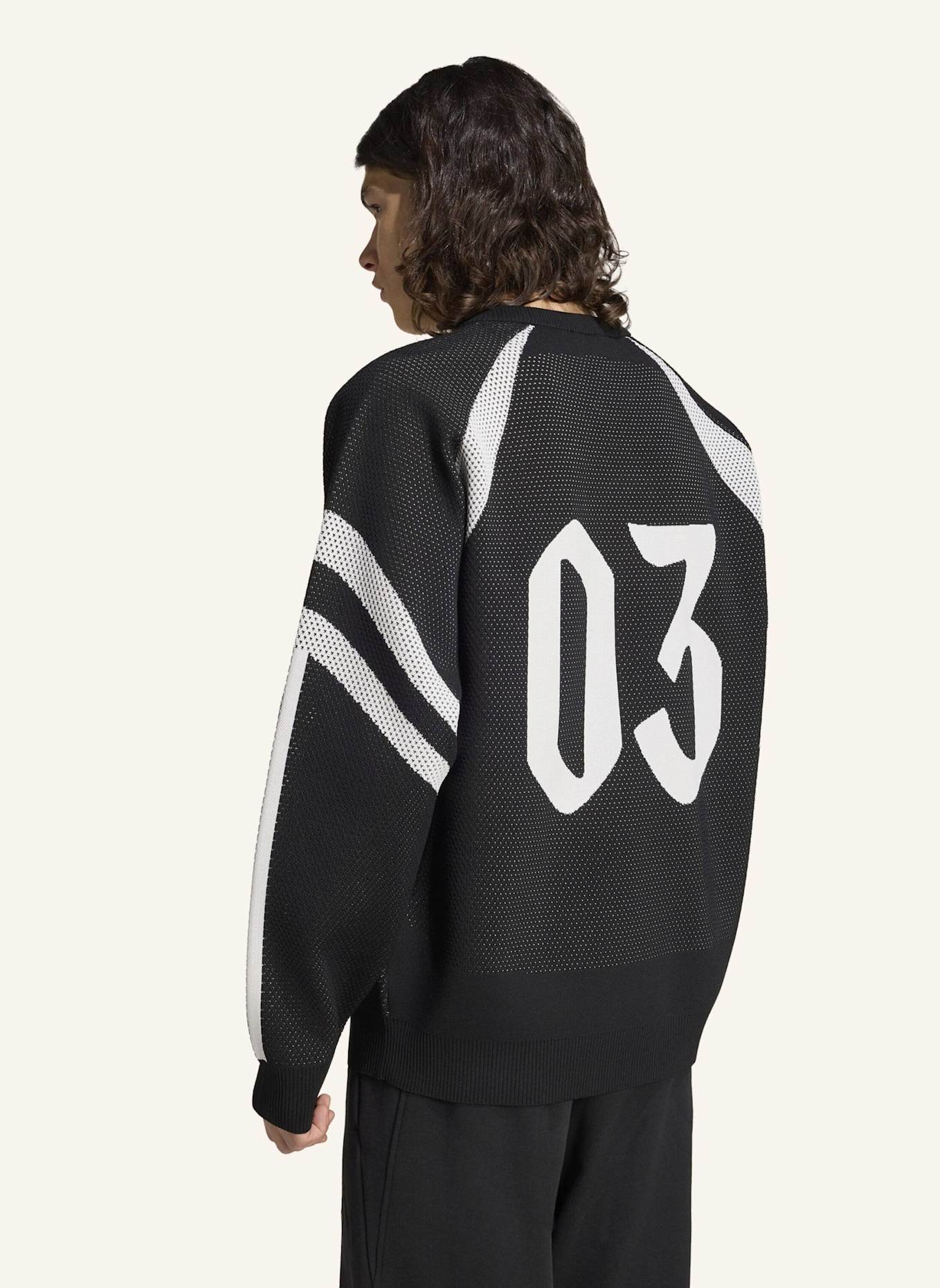 adidas HOUSE OF TIRO SWEATSHIRT, GEWIRKTES MATERIAL: SCHWARZ/ WEISS