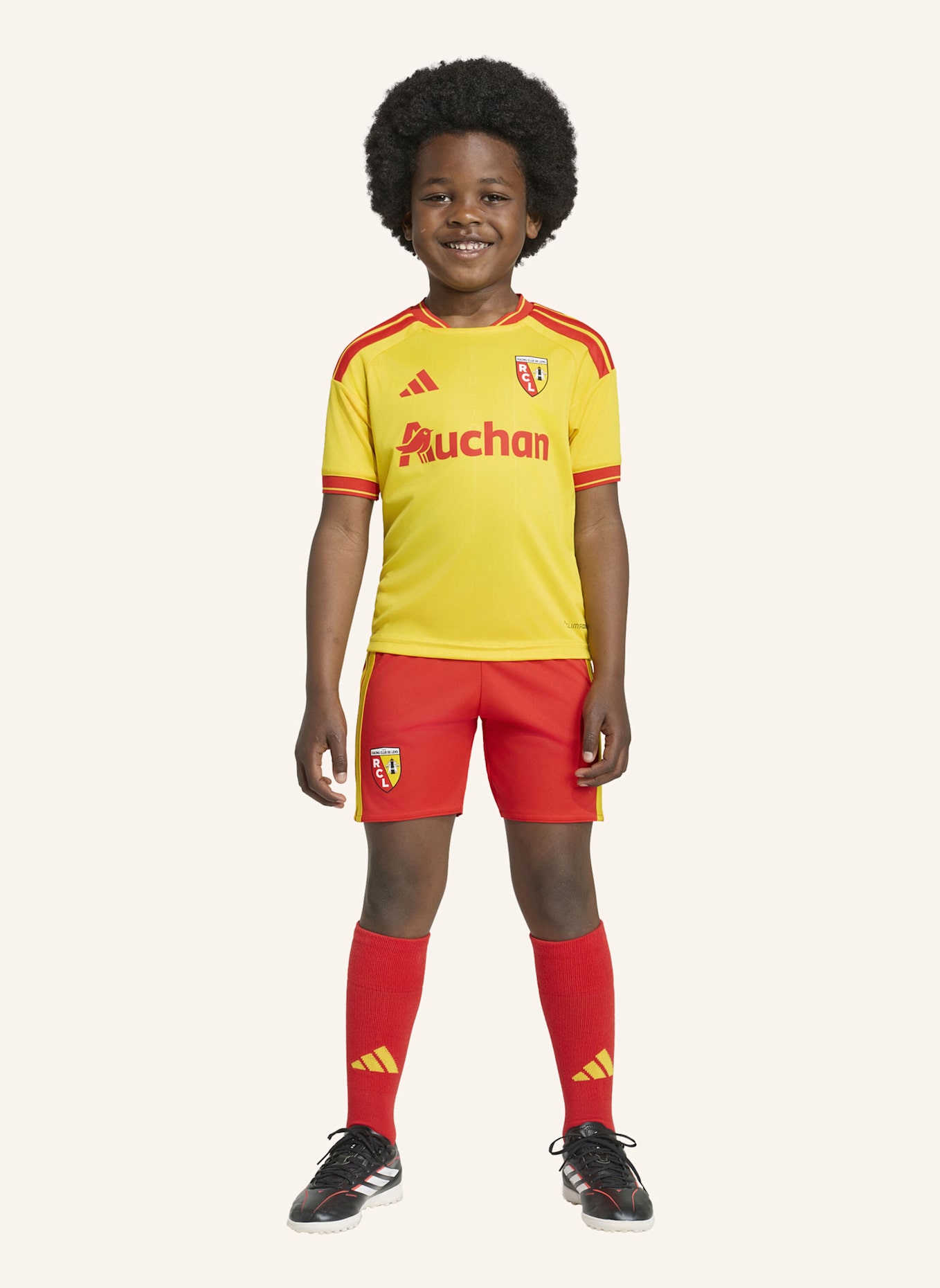 adidas RC LENS 26/27 KIDS HEIMAUSRÜSTUNG: GELB/ ROT