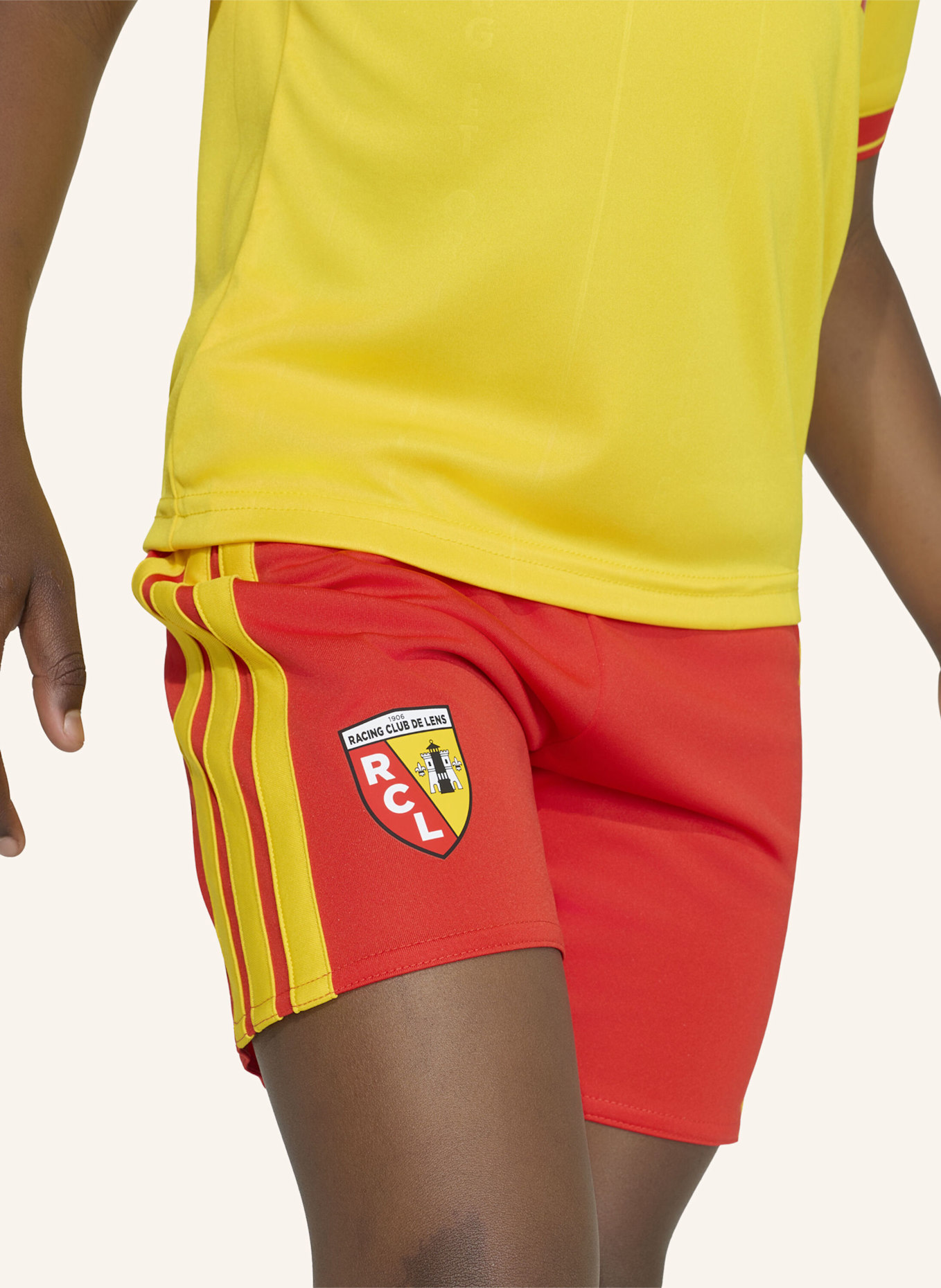adidas RC LENS 26/27 KIDS HEIMAUSRÜSTUNG: GELB/ ROT